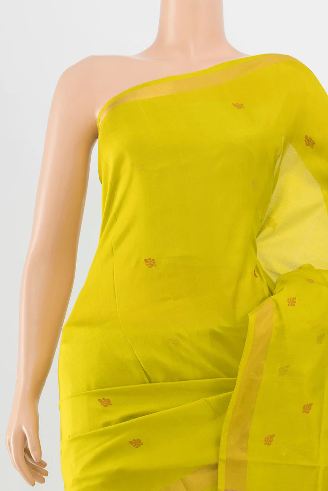 Green Uppada Silk Saree - Image 2