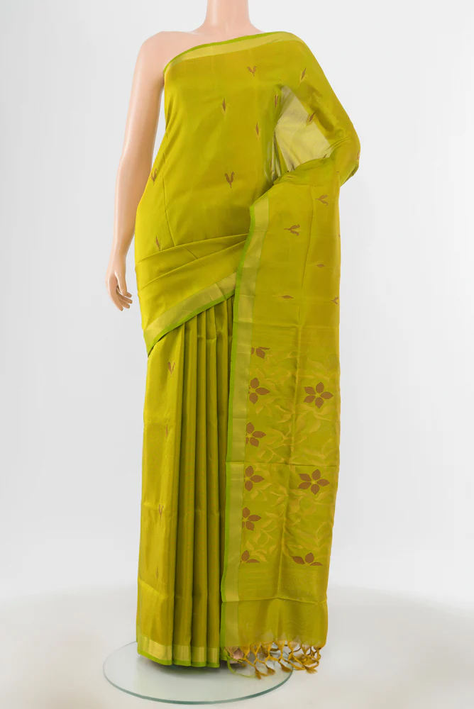 Green Uppada Silk Saree