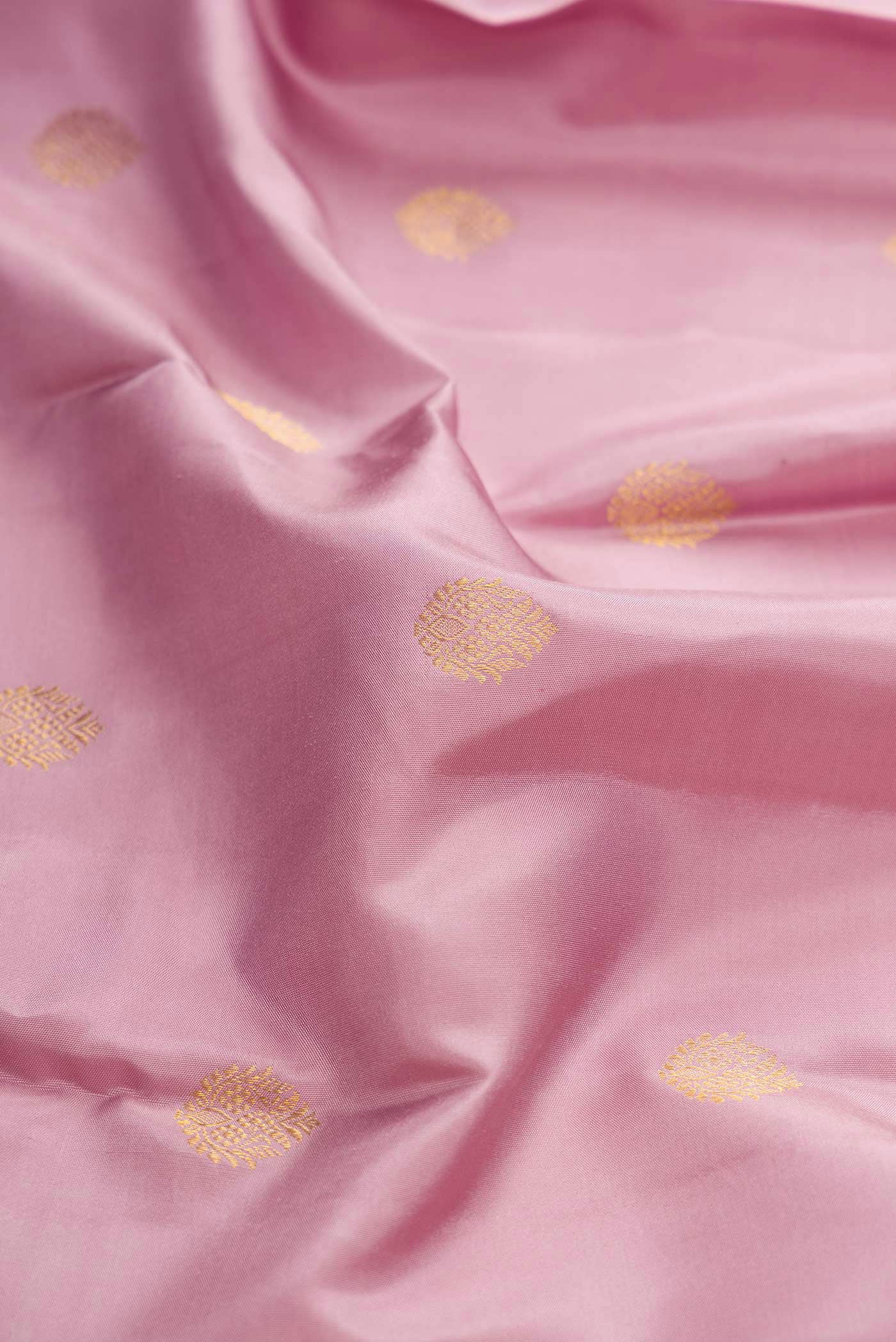 Lilac Dual Tone Kanchipuram Silk Saree - Image 2