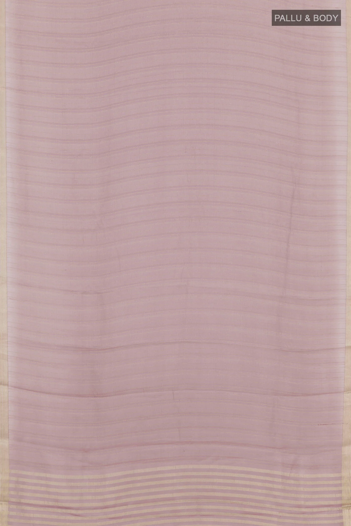 Lilac Mysore Georgette Saree - Image 3