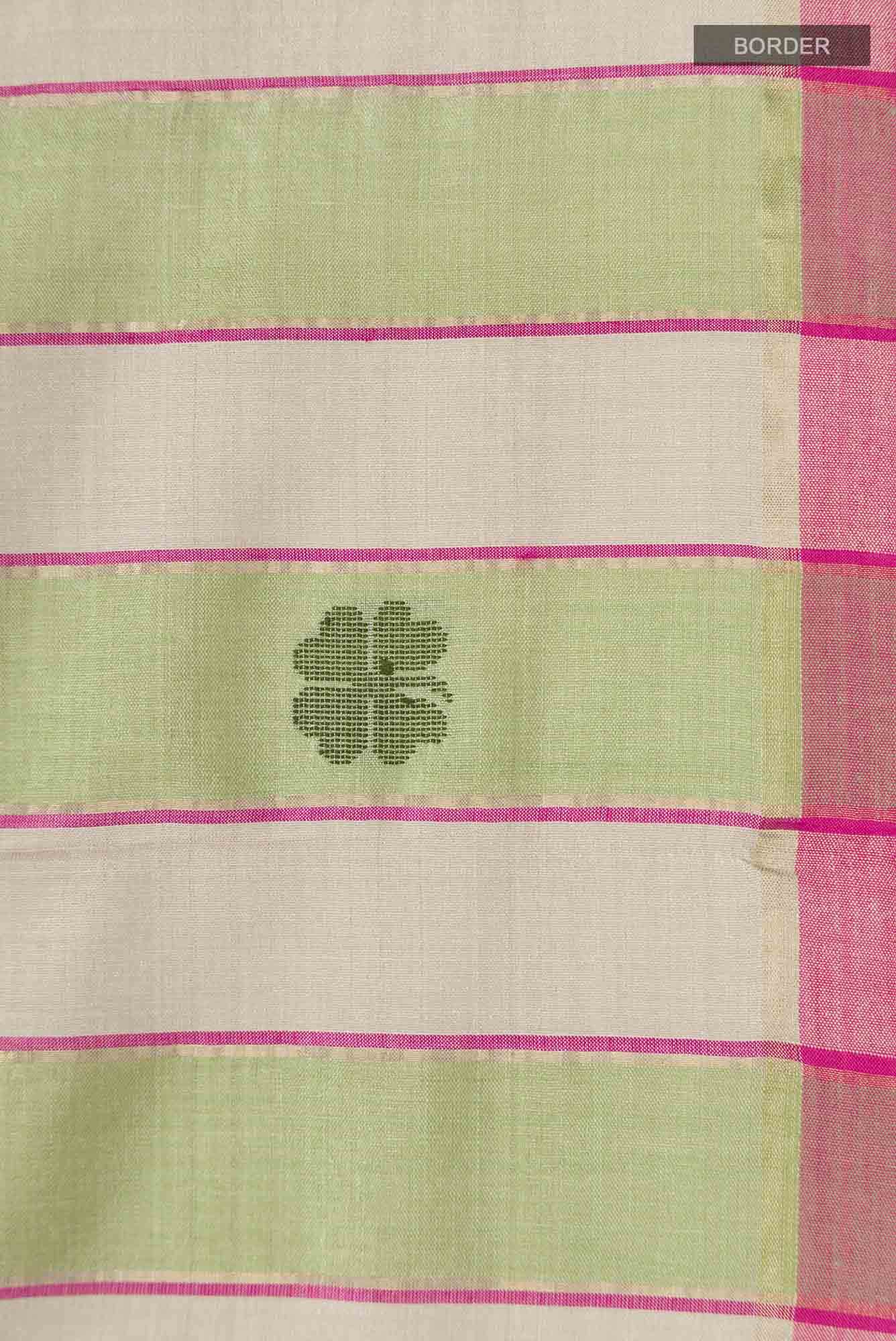 Luck 'n Love-Multi Bhagalpuri Tussar Silk Saree - Image 7