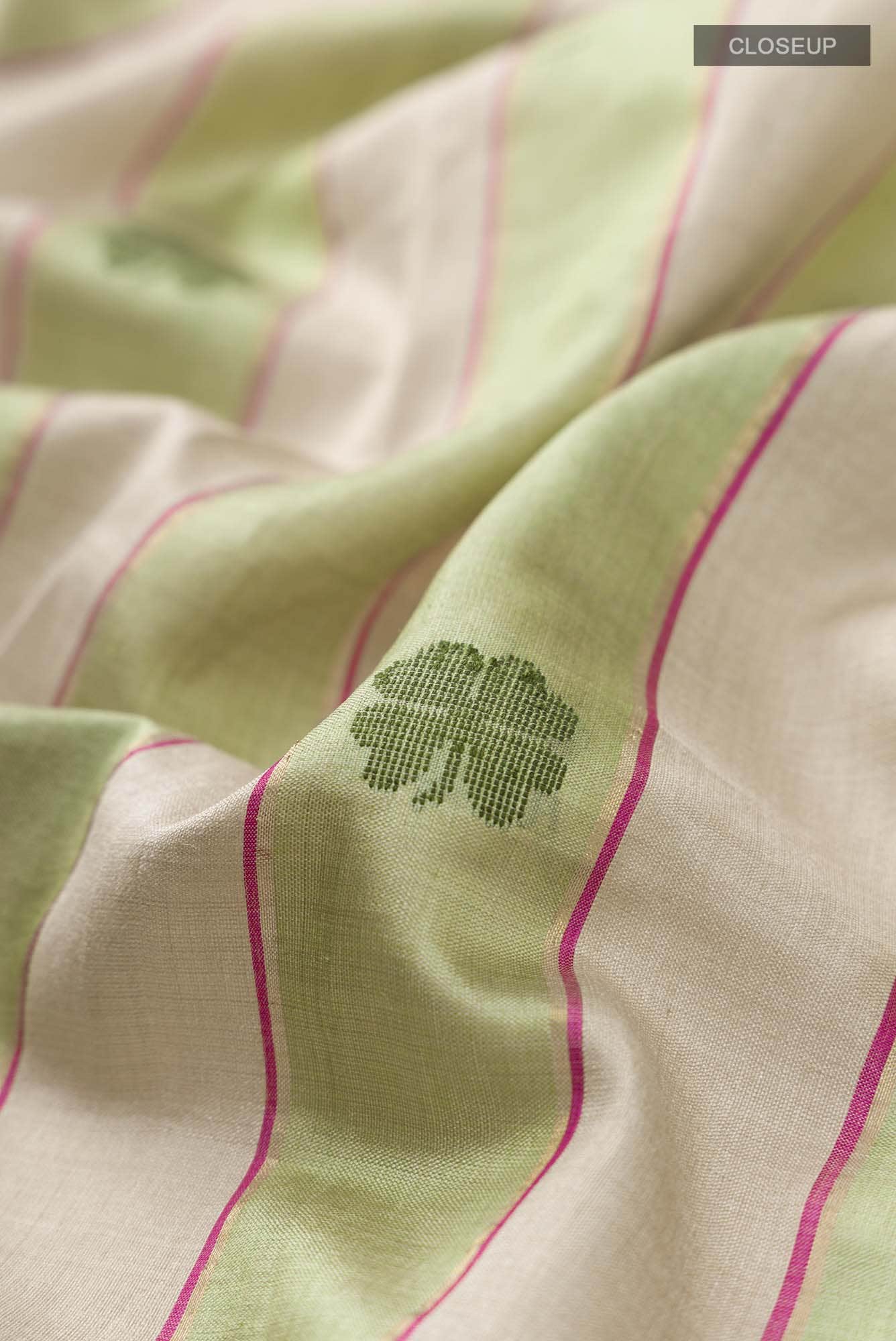 Luck 'n Love-Multi Bhagalpuri Tussar Silk Saree - Image 9