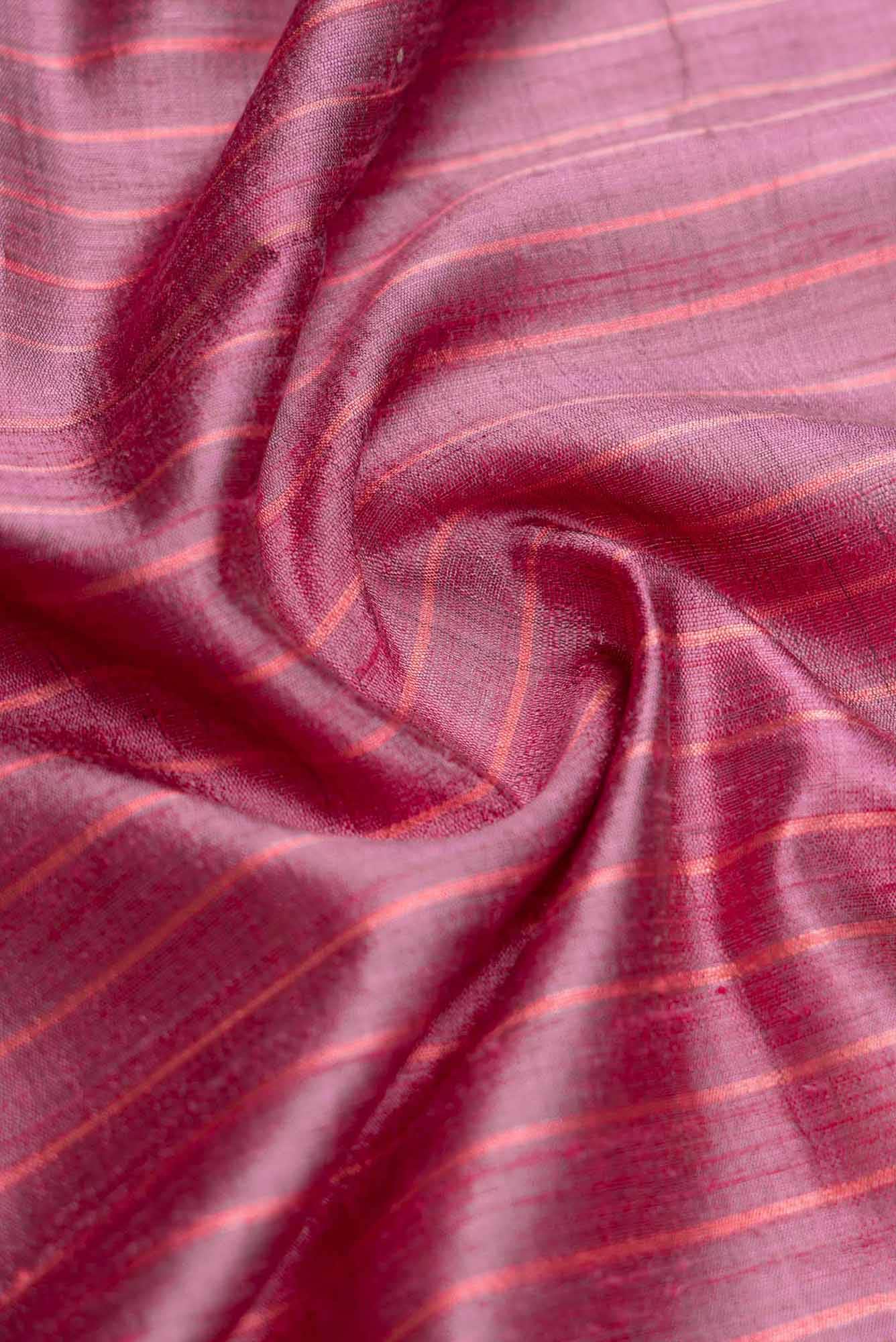 Avni-Magenta Bhagalpuri Tussar Silk Saree - Image 4