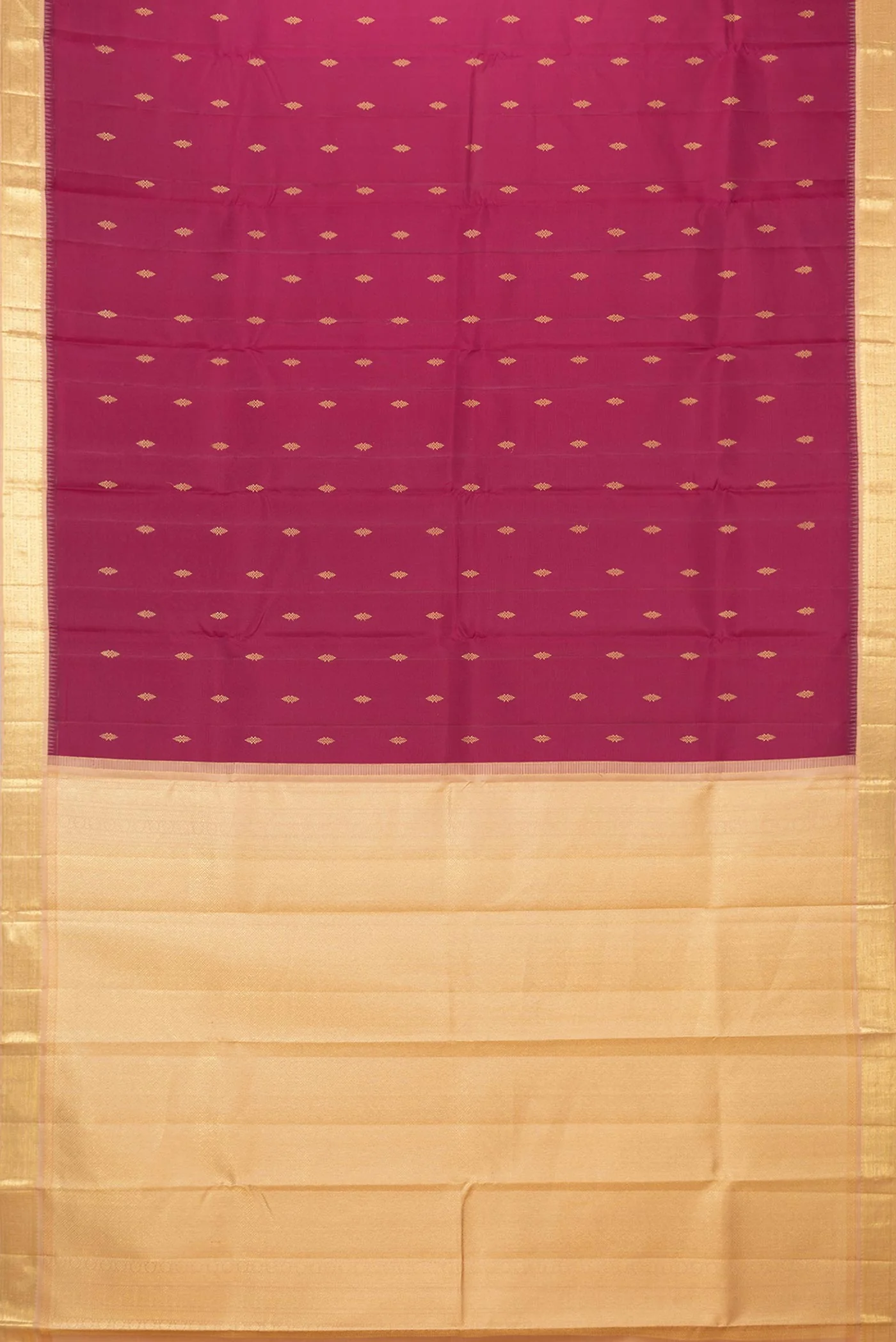 Magenta Dual Tone Kanjivaram Saree - Image 6