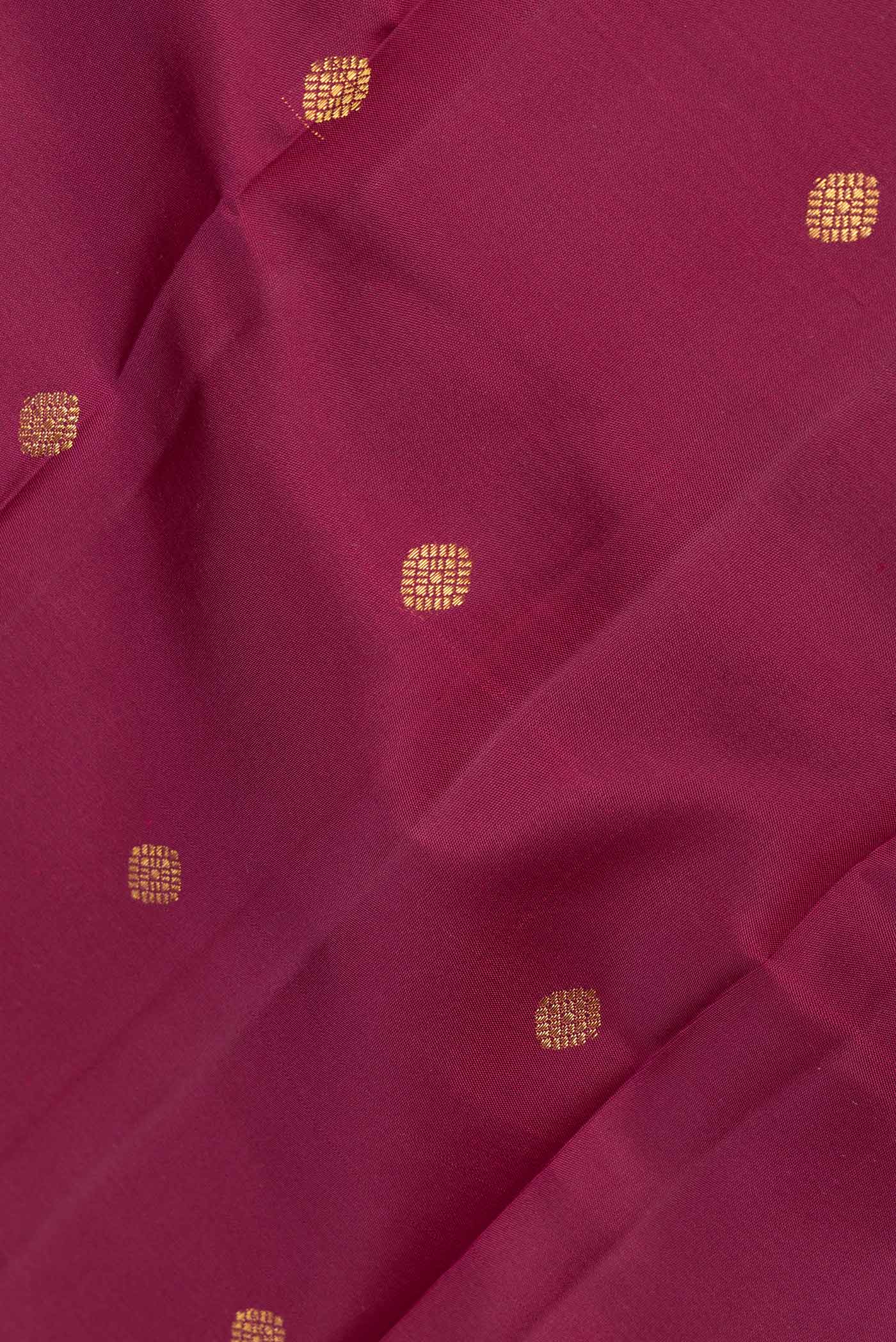 Magenta Dual Tone Kanjivaram Saree - Image 2