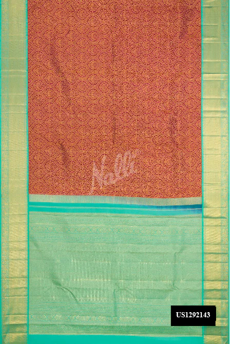 Magenta Dual Tone Kanchipuram Silk Saree
