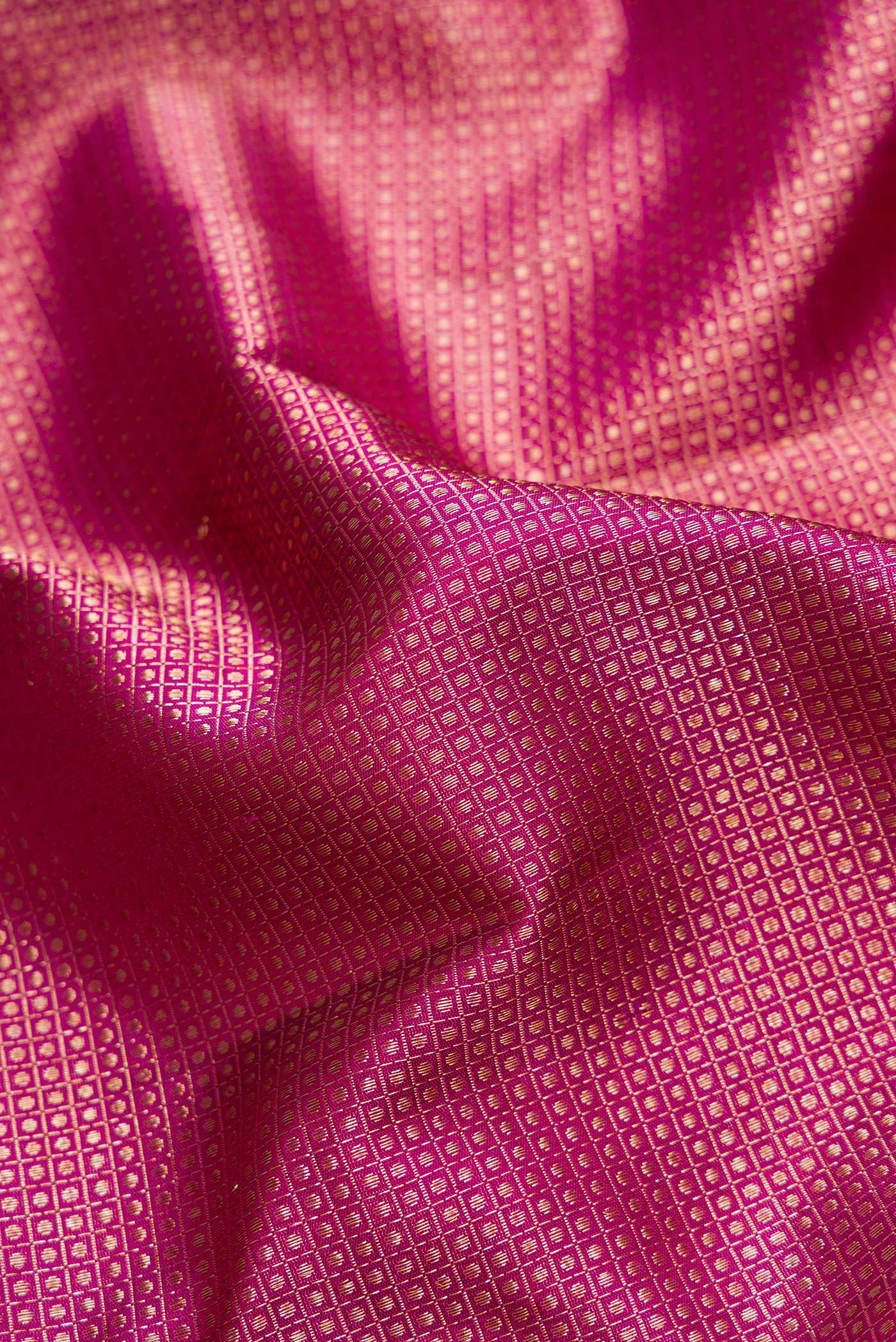 Magenta Kanchipuram Silk Saree - Image 2