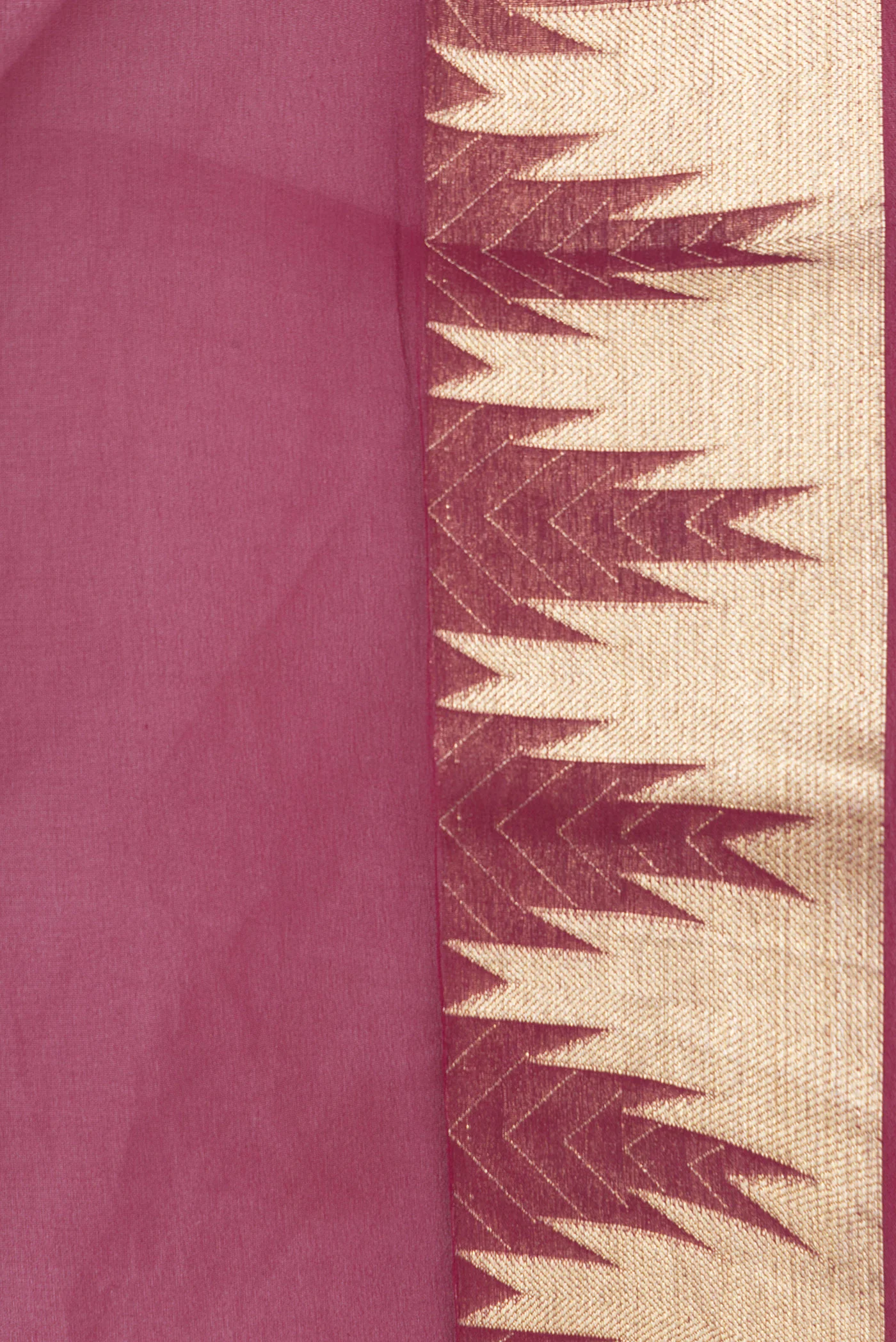 Maroon Mysore Georgette Saree - Image 3