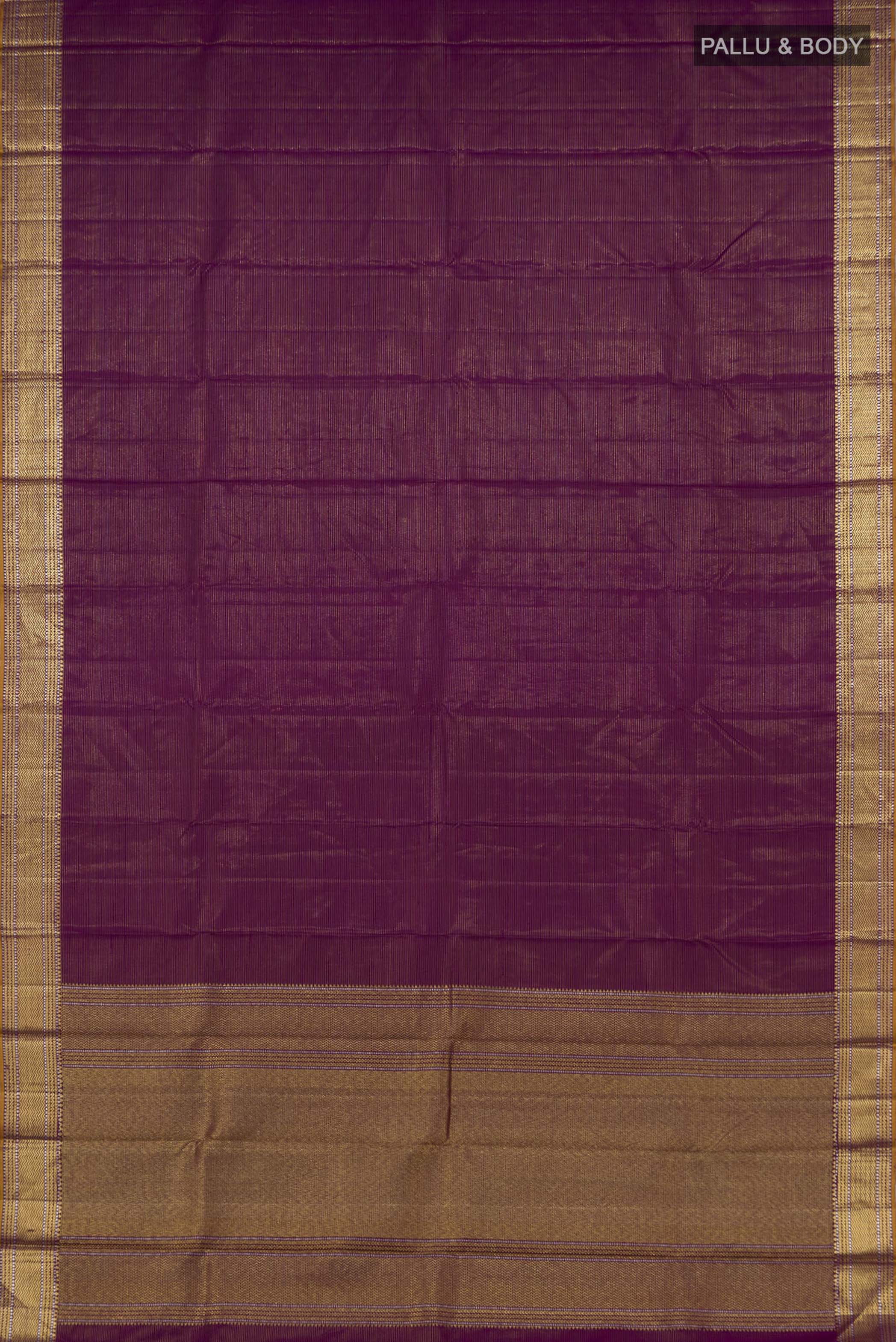 Magenta Kanjivaram Silk Saree - Image 5