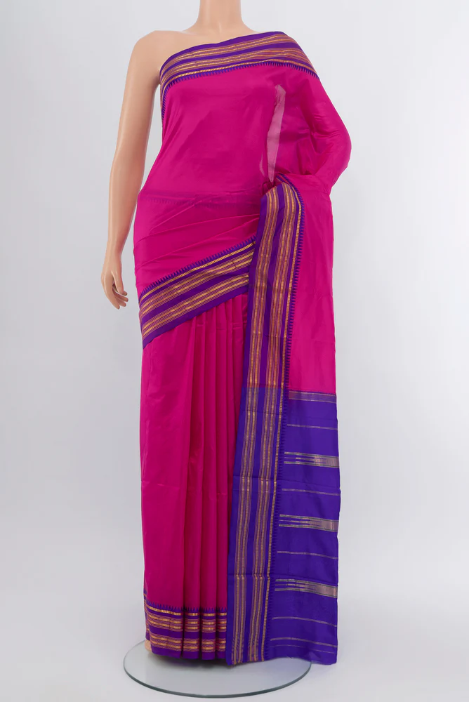Rani Pink Narayanpet Silk Saree