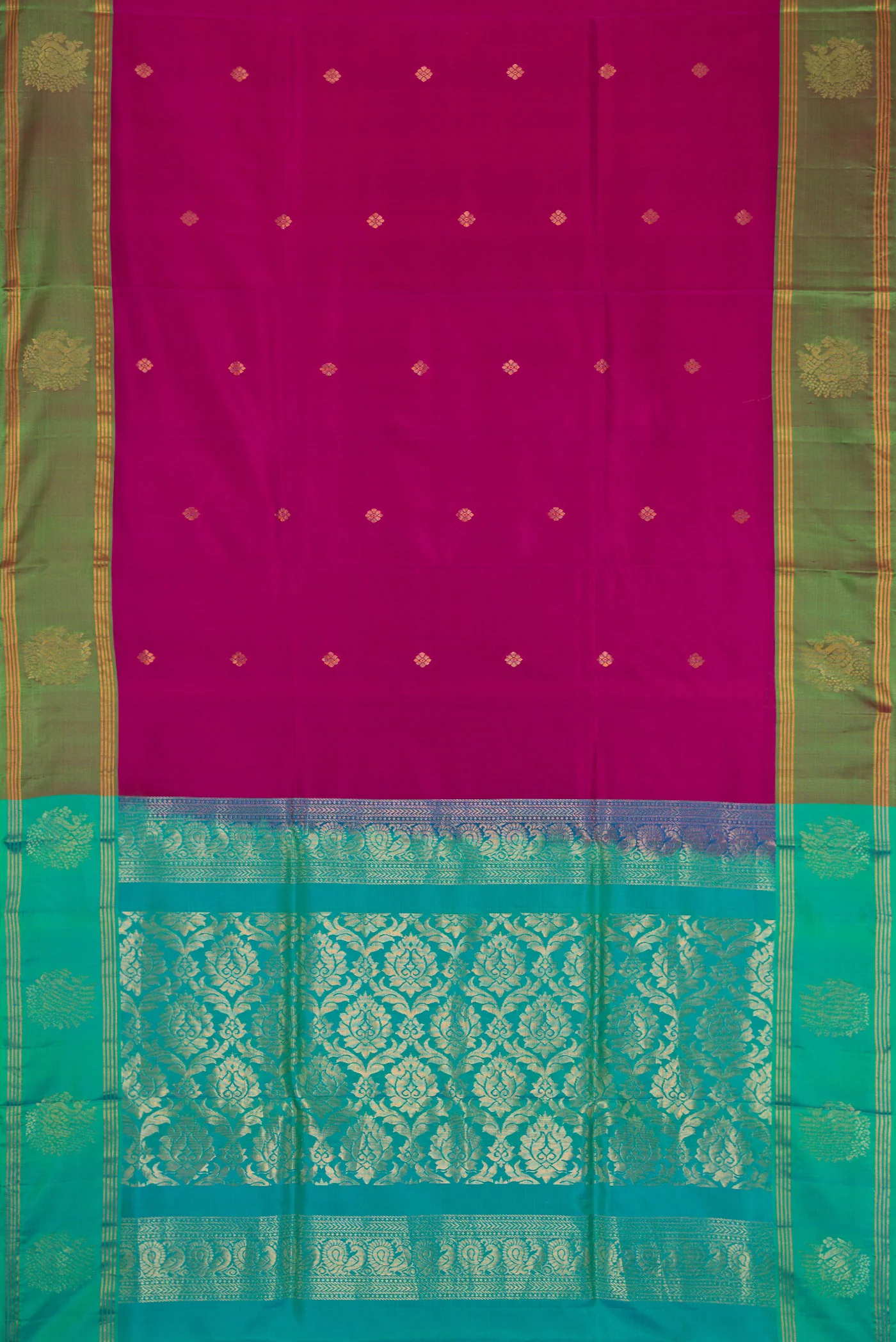 Magenta Soft Silk Saree