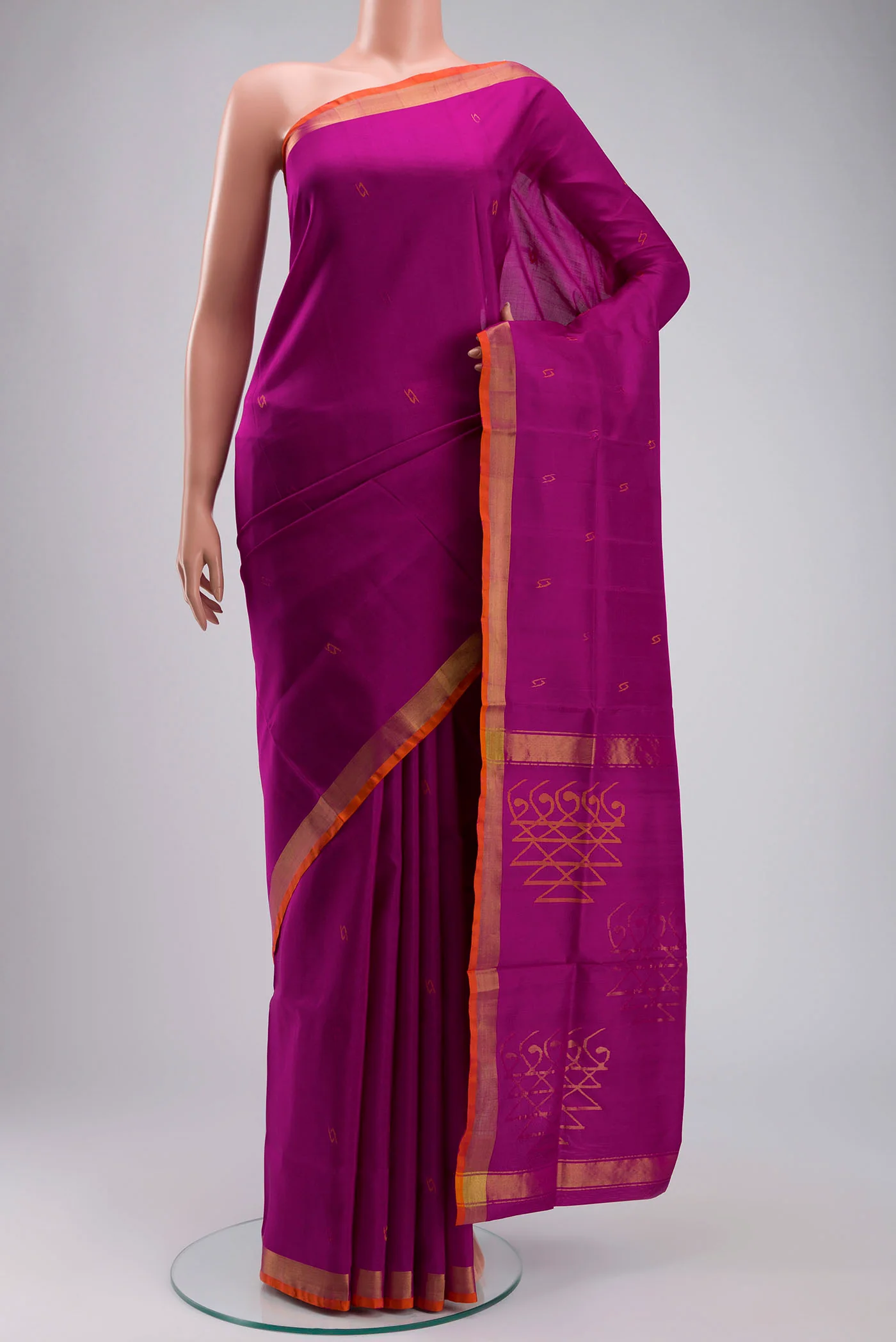 Magenta Uppada Silk Saree