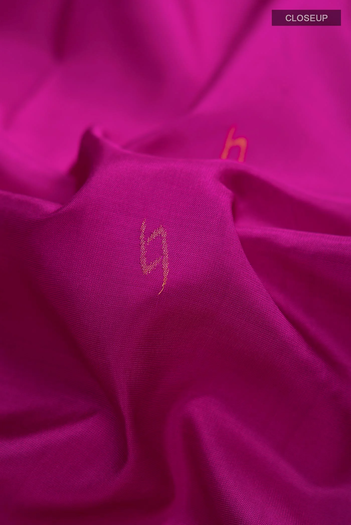 Magenta Uppada Silk Saree - Image 2