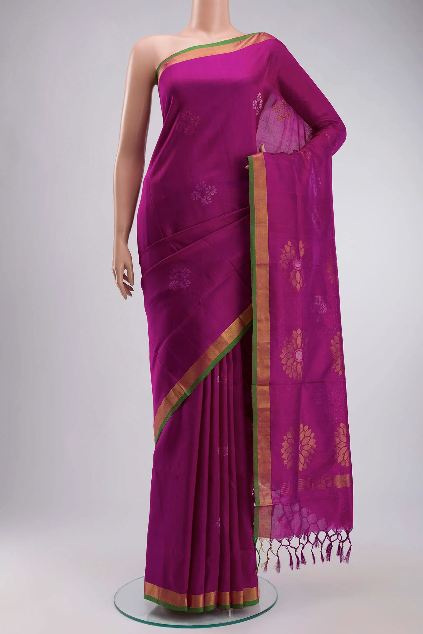 Magenta Uppada Silk Saree