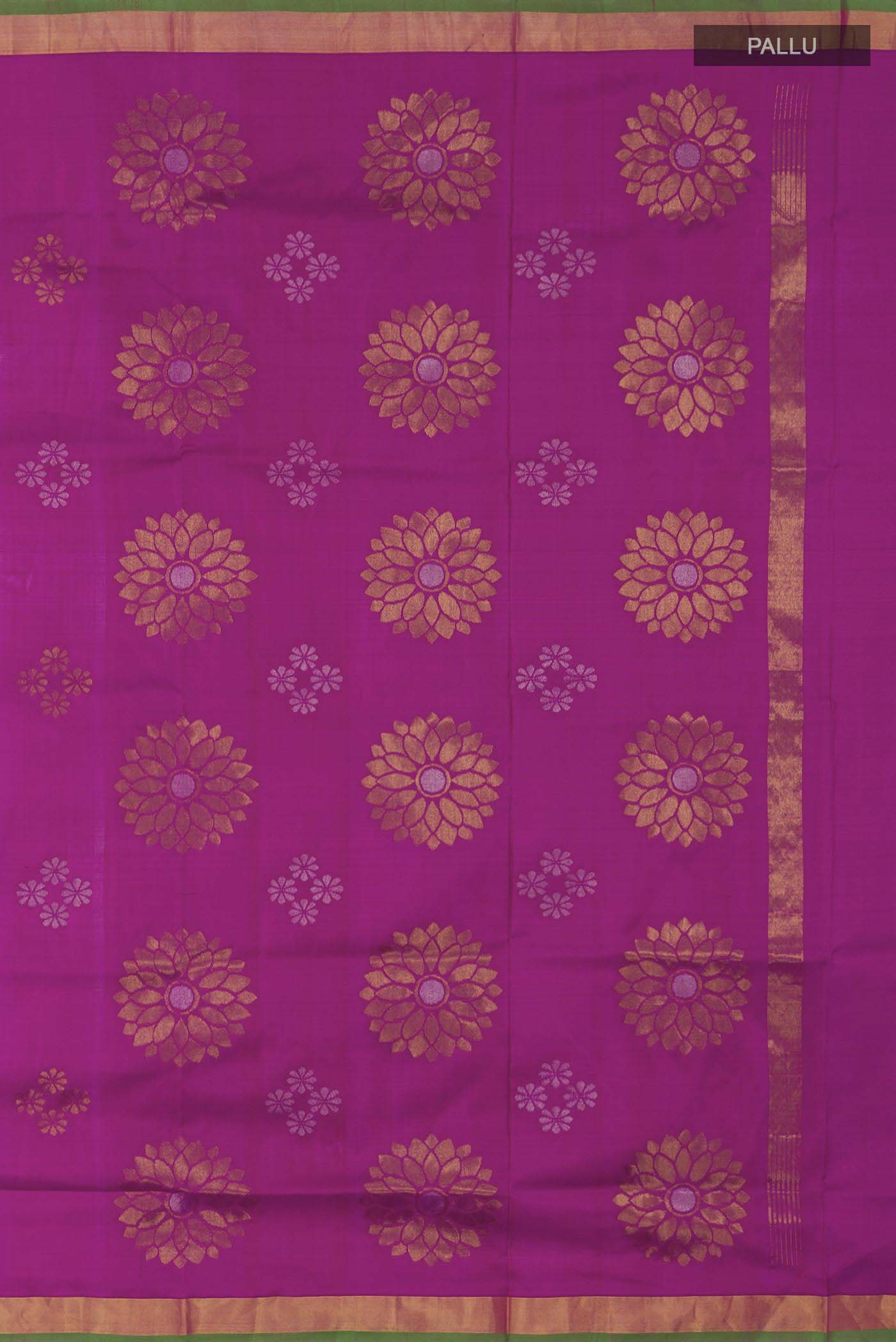Magenta Uppada Silk Saree - Image 7