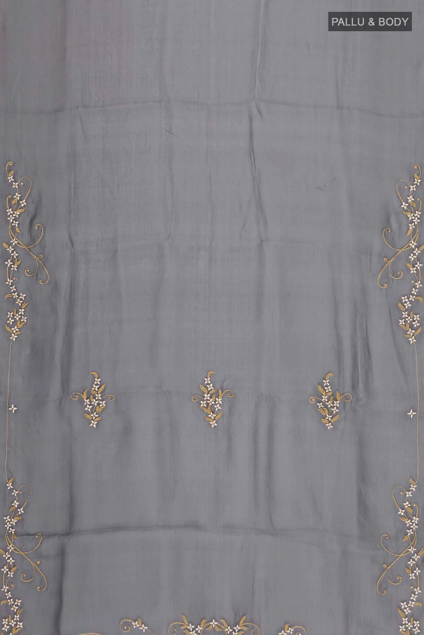 Mahira-Black Organza Silk Saree - Image 6