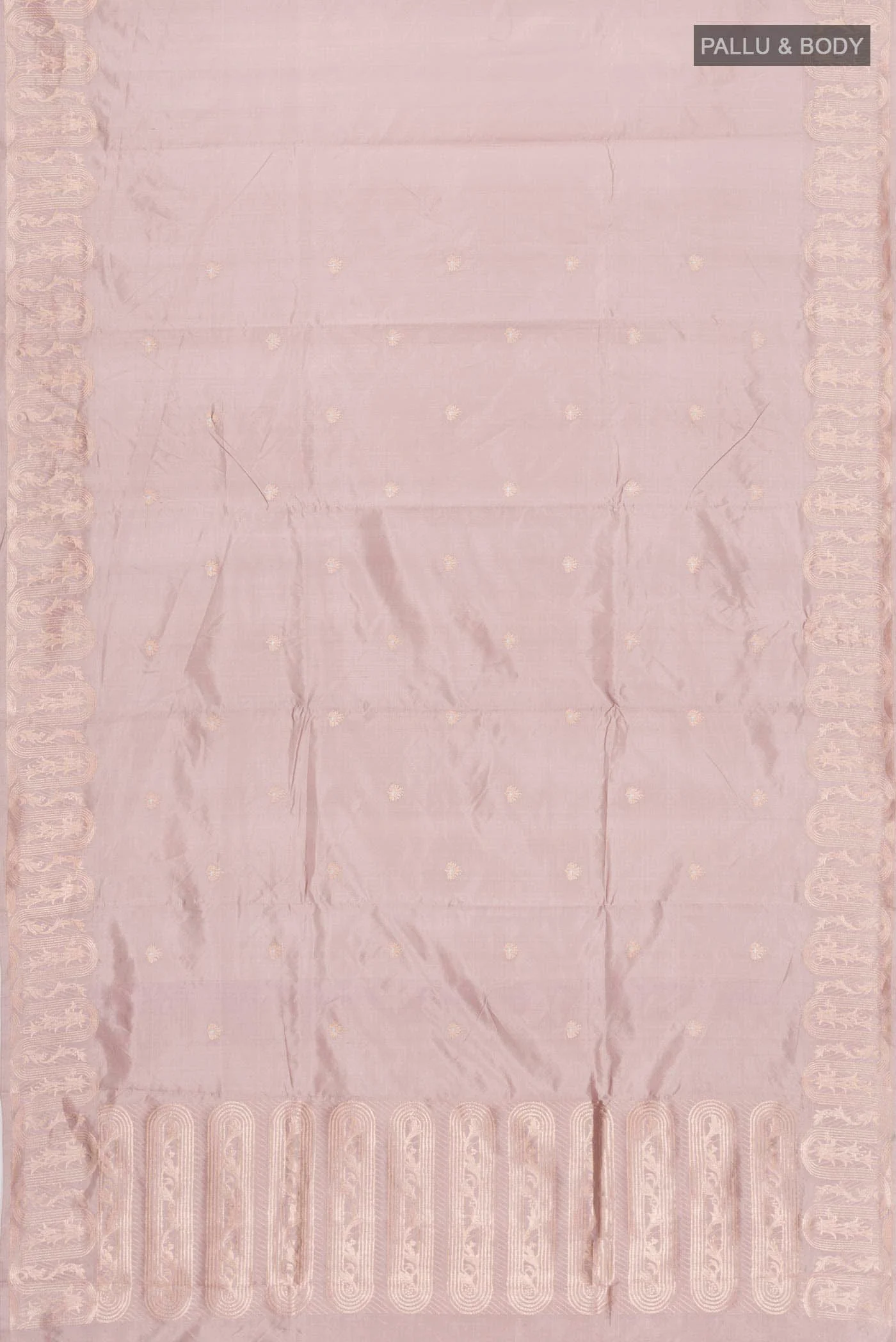 Mandhara-Mauve Banarasi Katan Silk Saree - Image 5