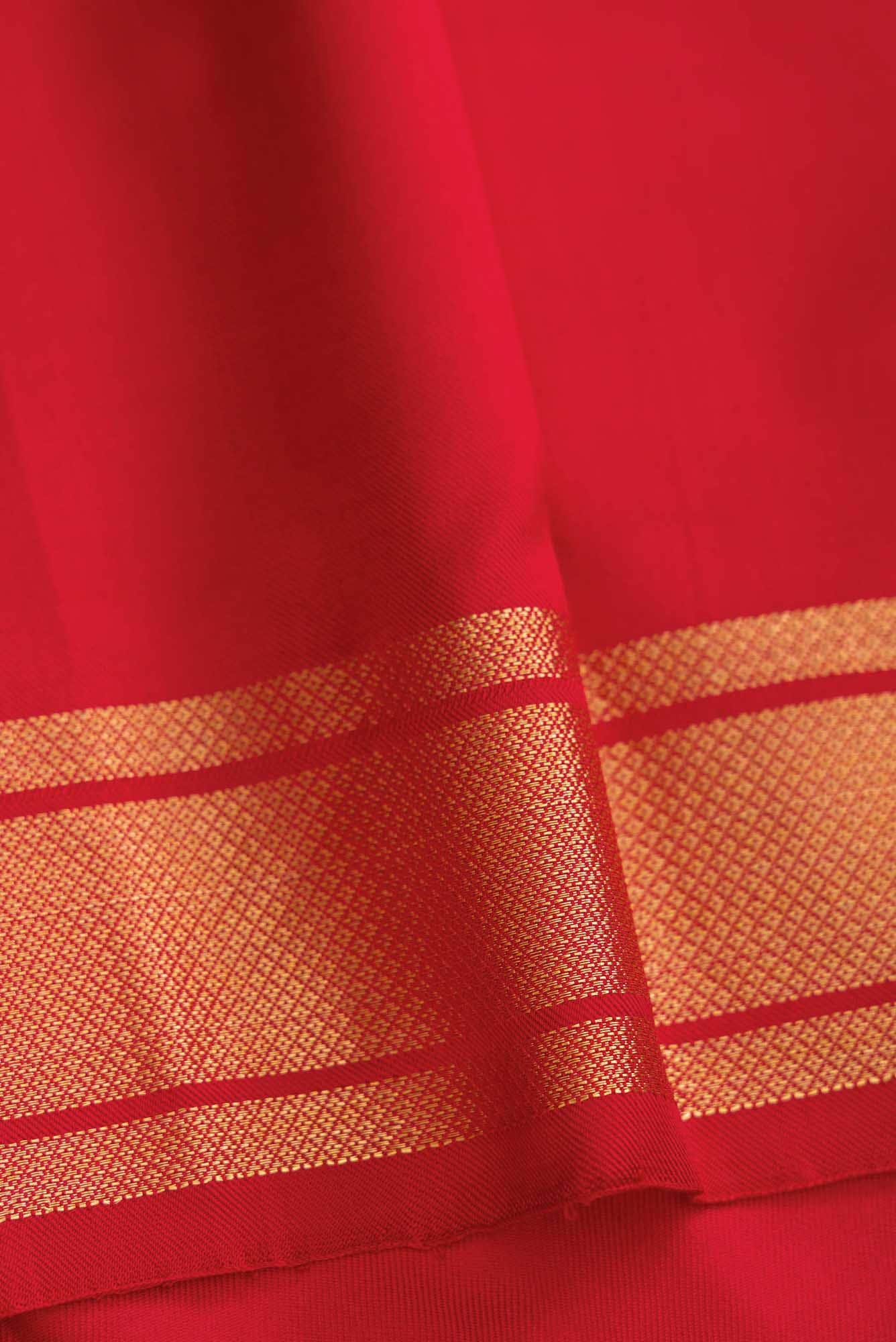 Pure Silk Pure Zari Maroon and Brown Dual Tone Double Ikat Saree - Image 6