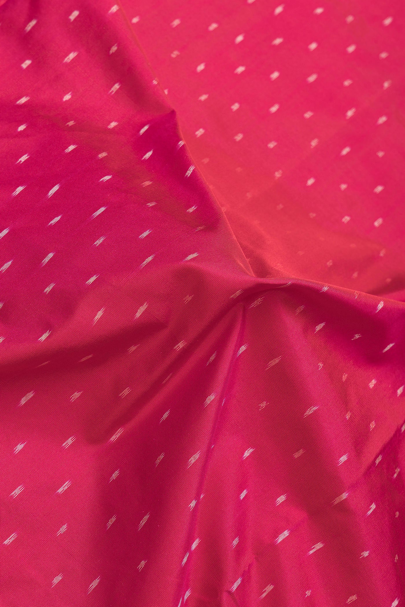 Maroon Pochampally Silk Saree - Image 2