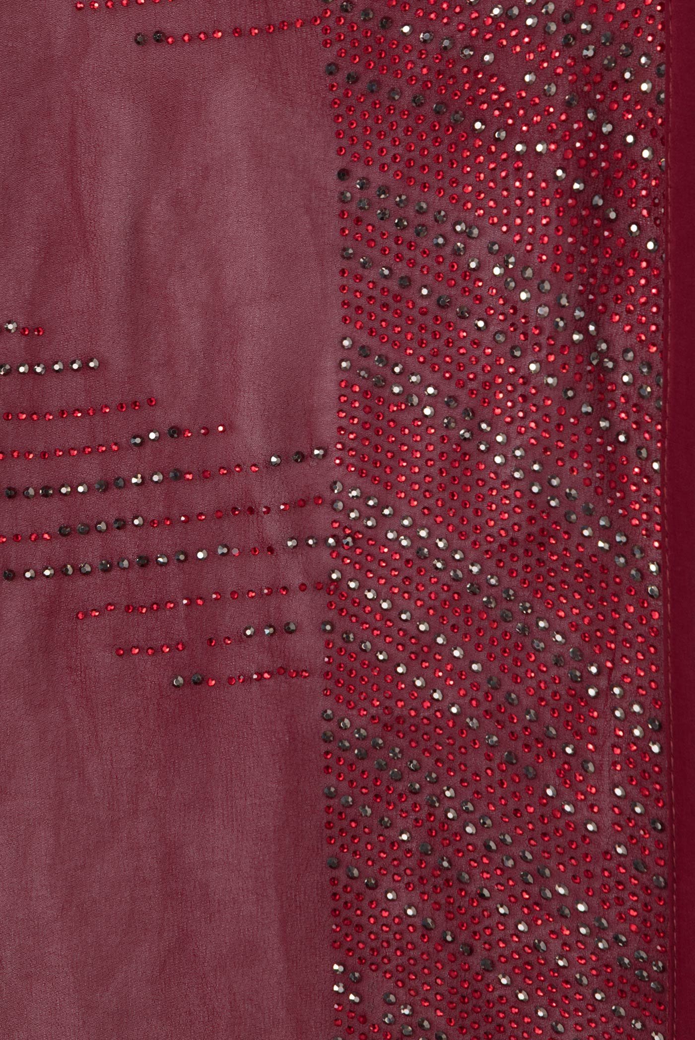 Maroon Georgette Saree - Image 3