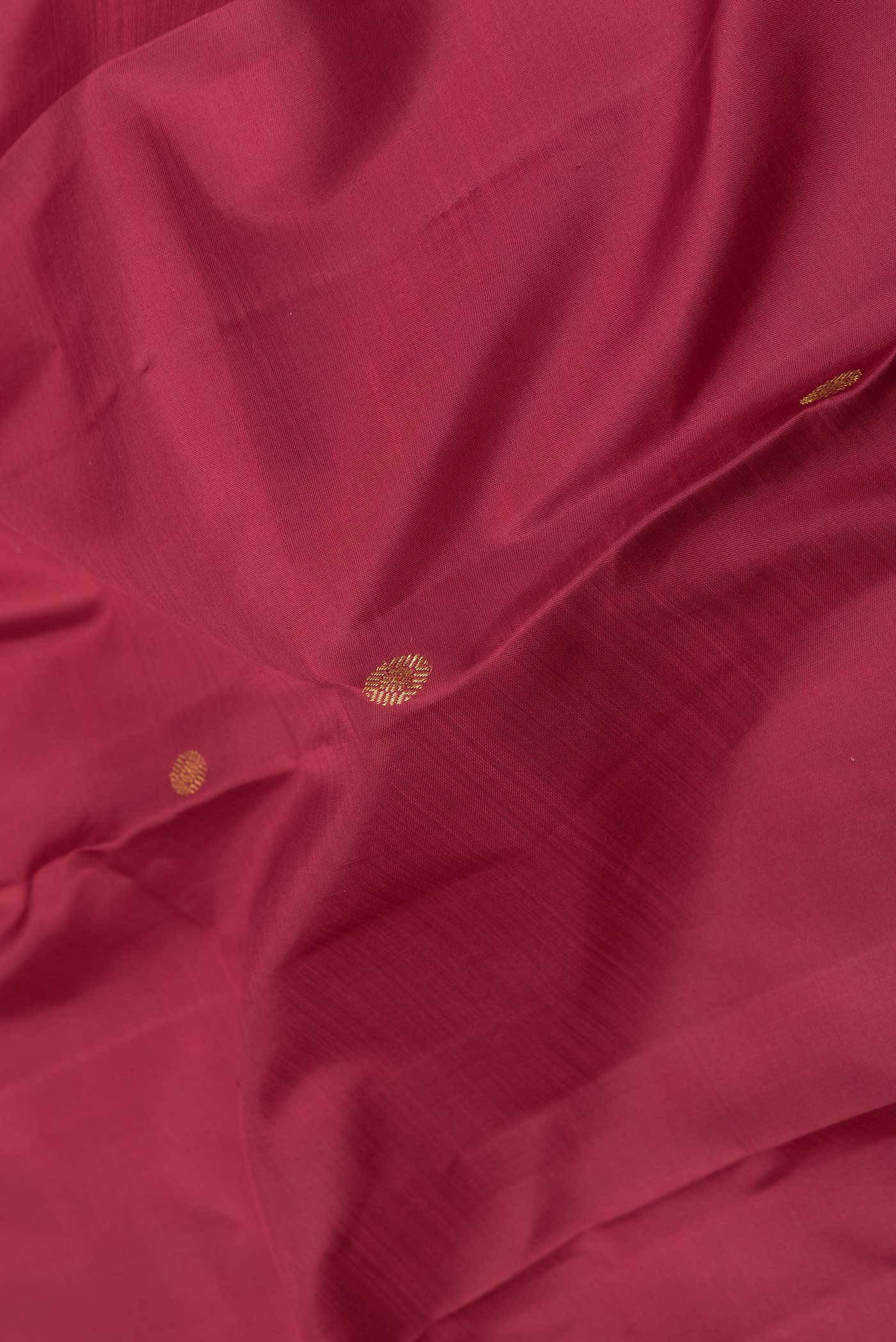 Maroon Dual Tone Kanjivaram Saree - Image 2