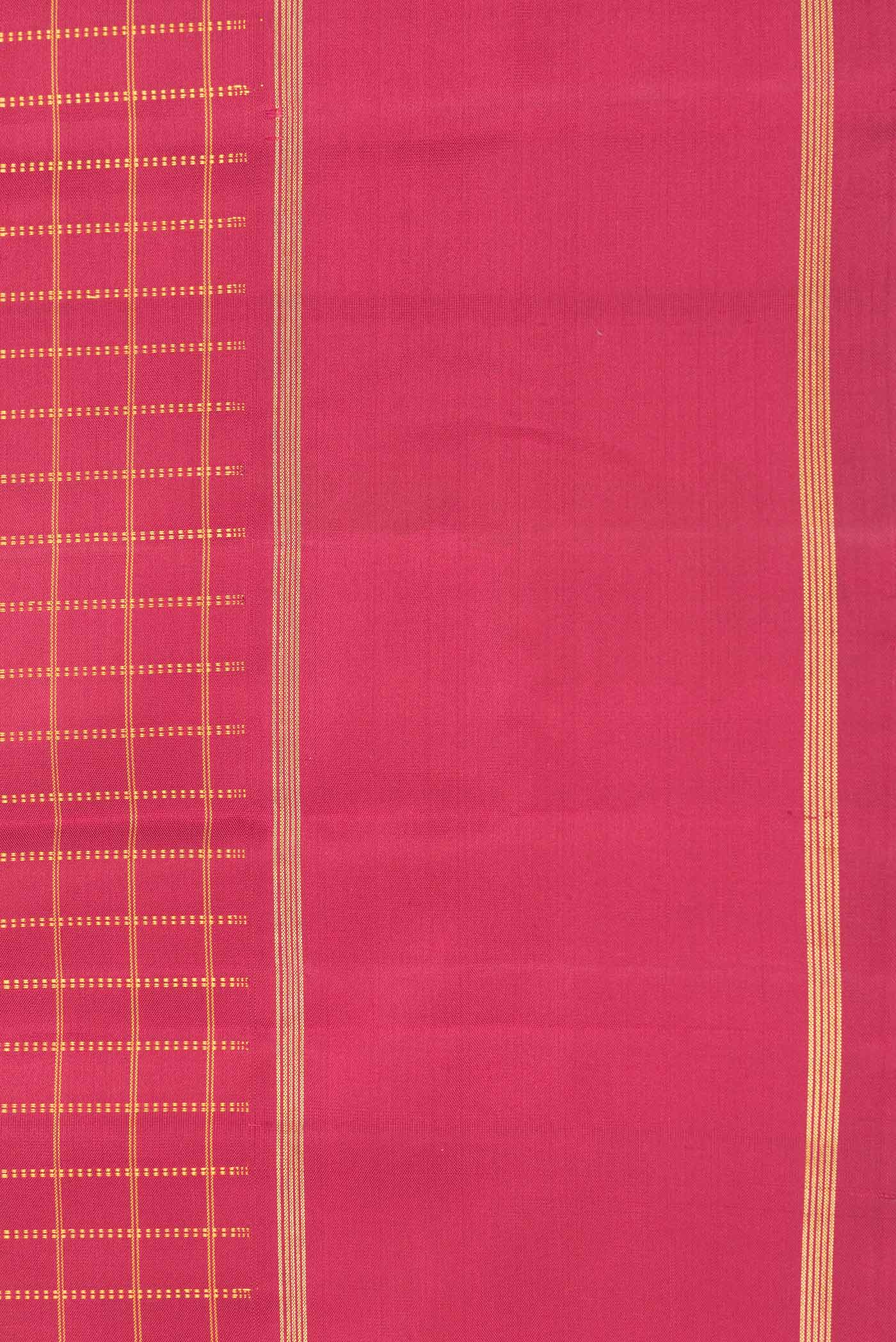 Maroon Dual Tone Kanchipuram Saree - Image 3