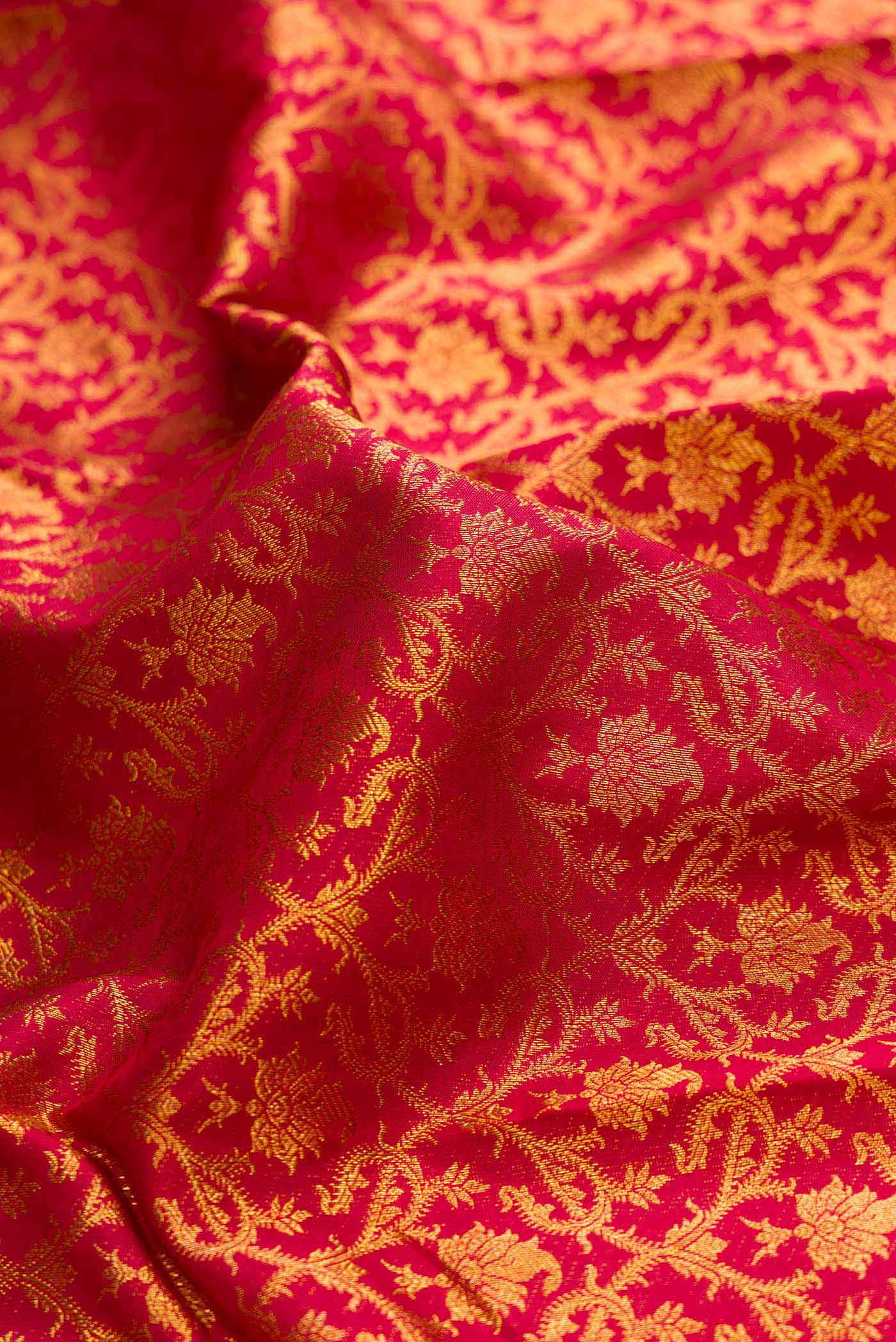 Maroon Dual Tone Kanchipuram Saree - Image 2