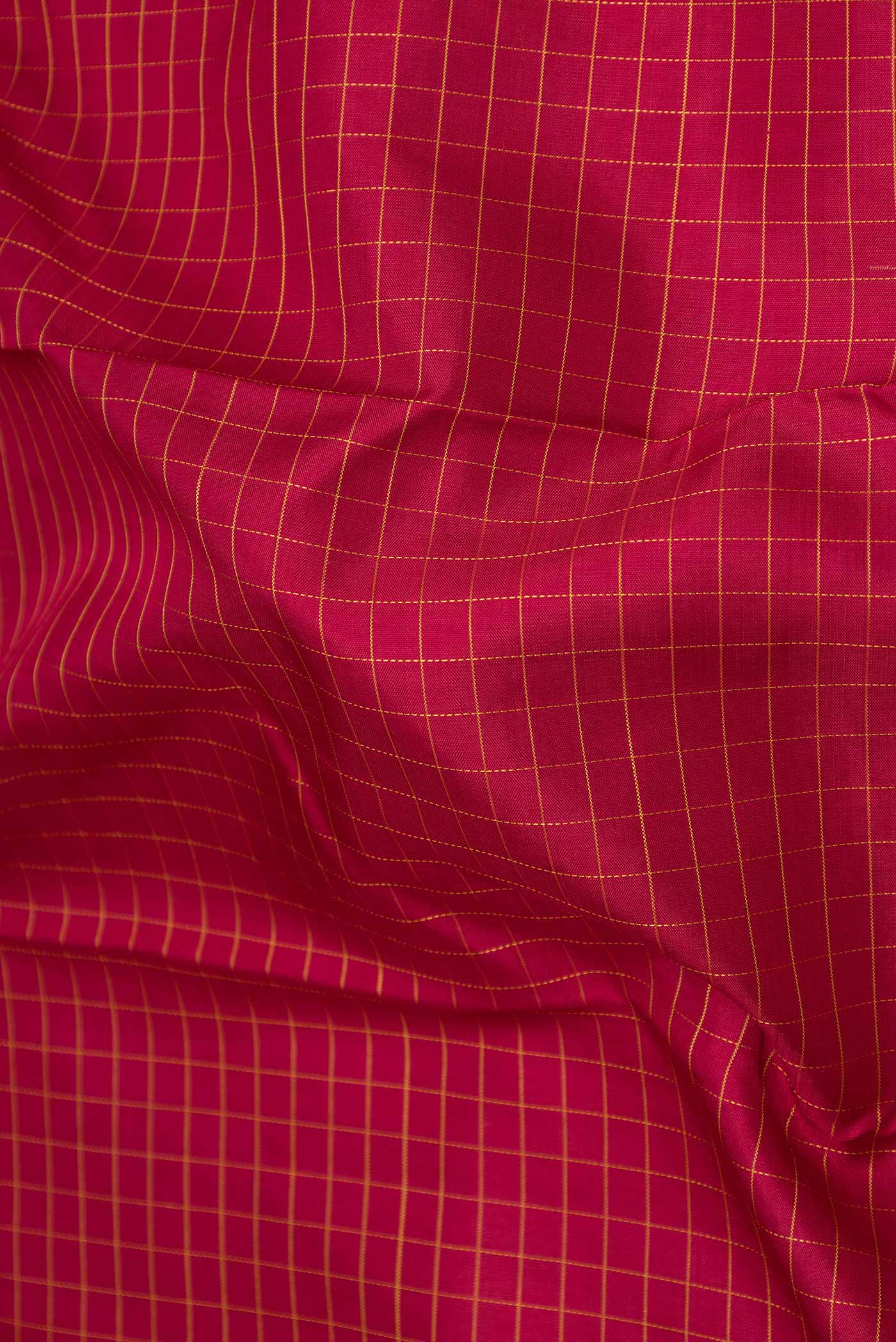 Maroon Dual Tone Kanchipuram Saree - Image 2