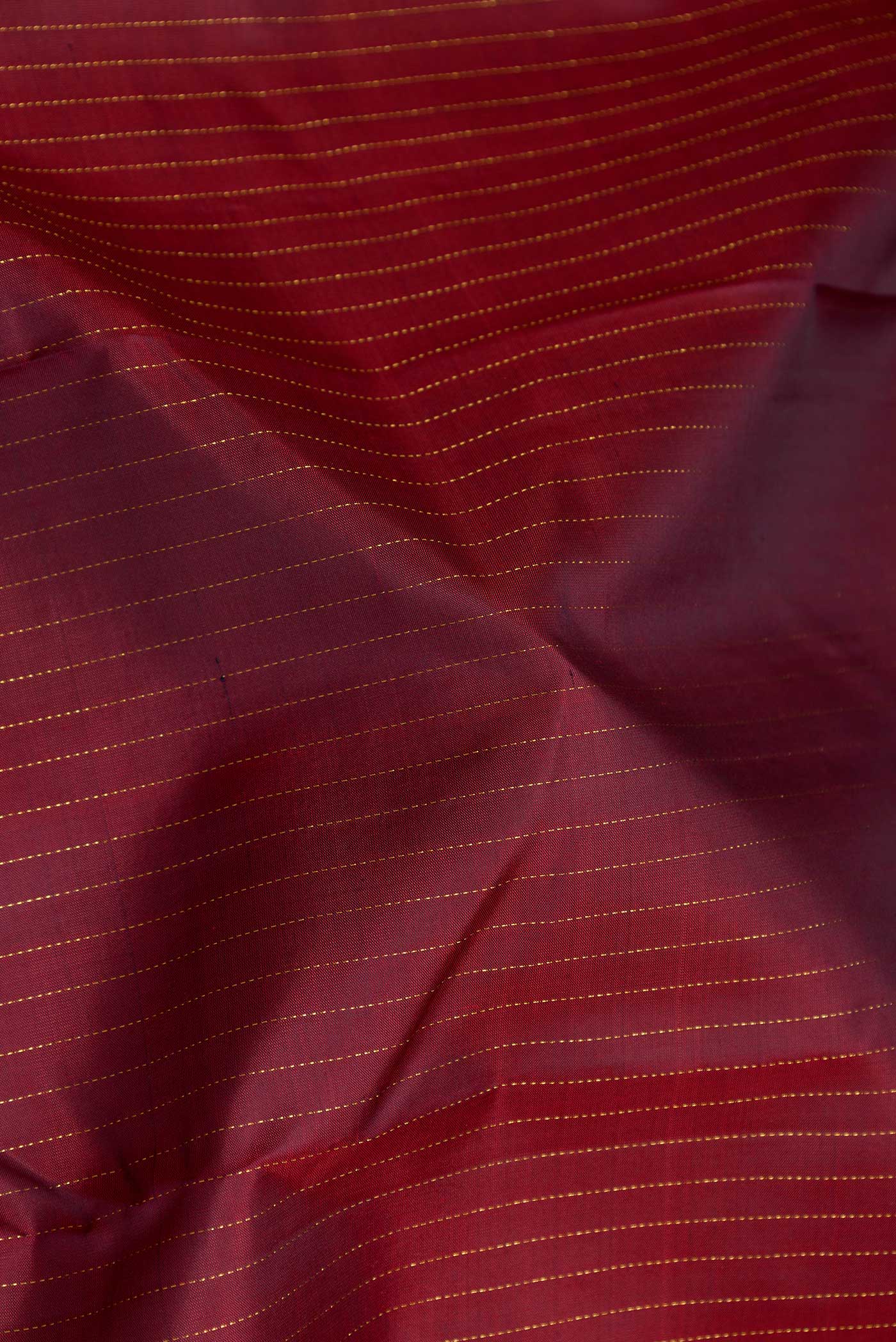 Maroon Dual Tone Kanchipuram Silk Saree - Image 2