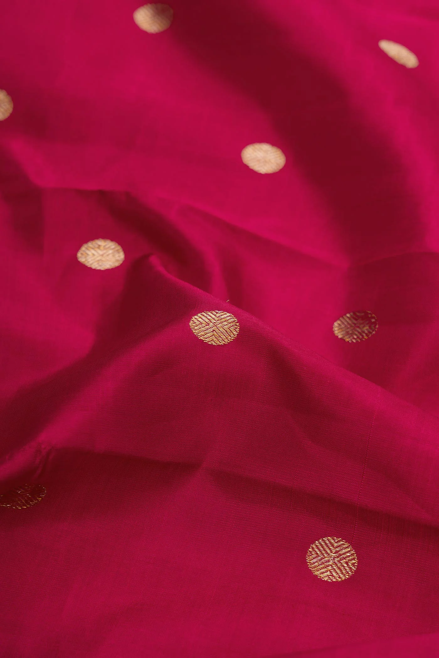 Maroon Dual Tone Kanjivaram Silk Saree - Image 2