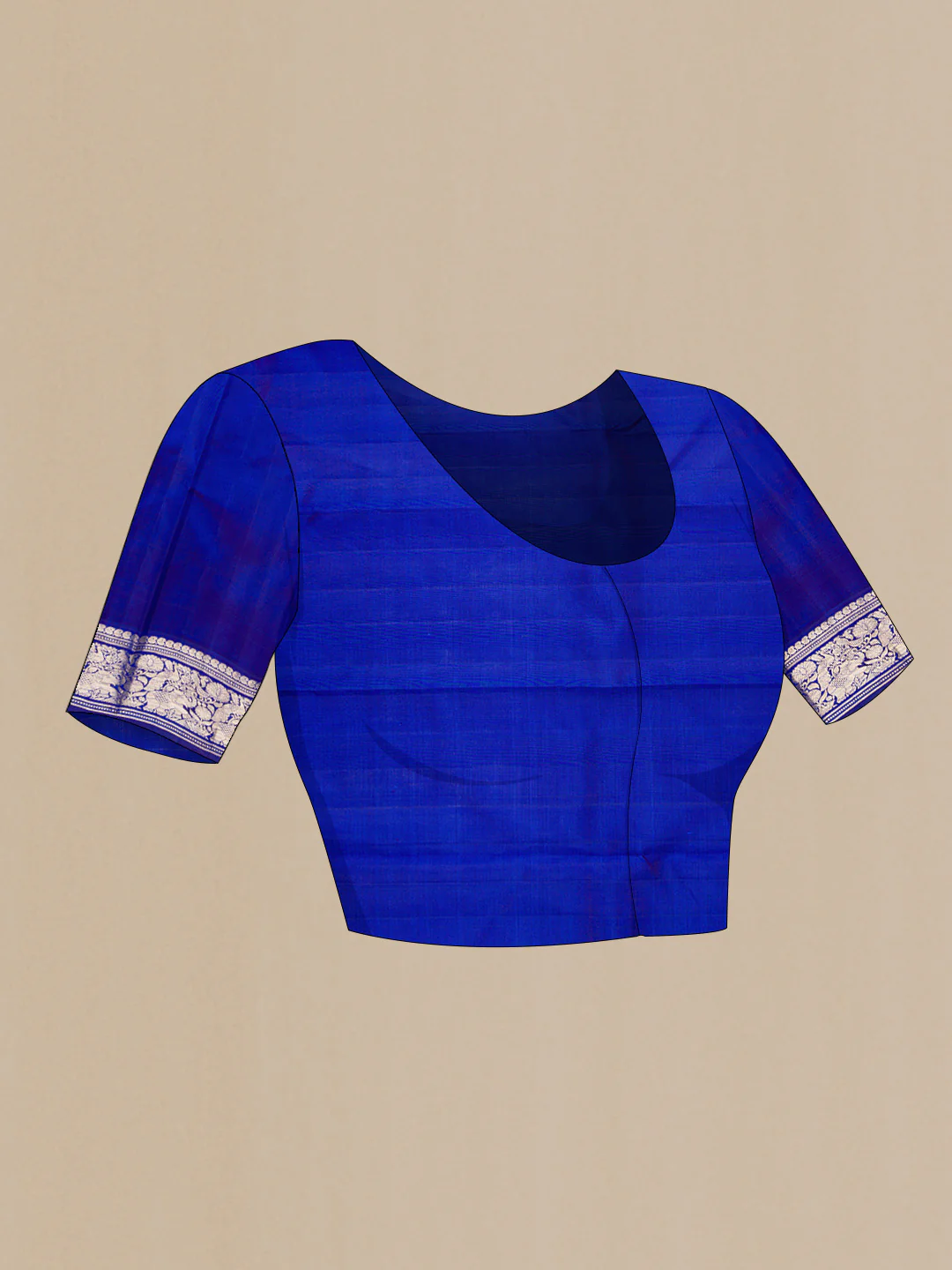 Maroon Dual Tone Kanjivaram Silk Saree - Image 5