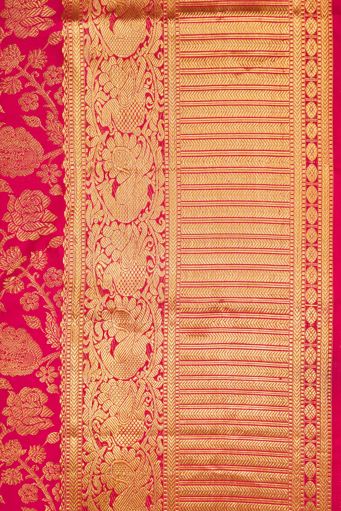 Maroon Kanchipuram Silk Saree - Image 3