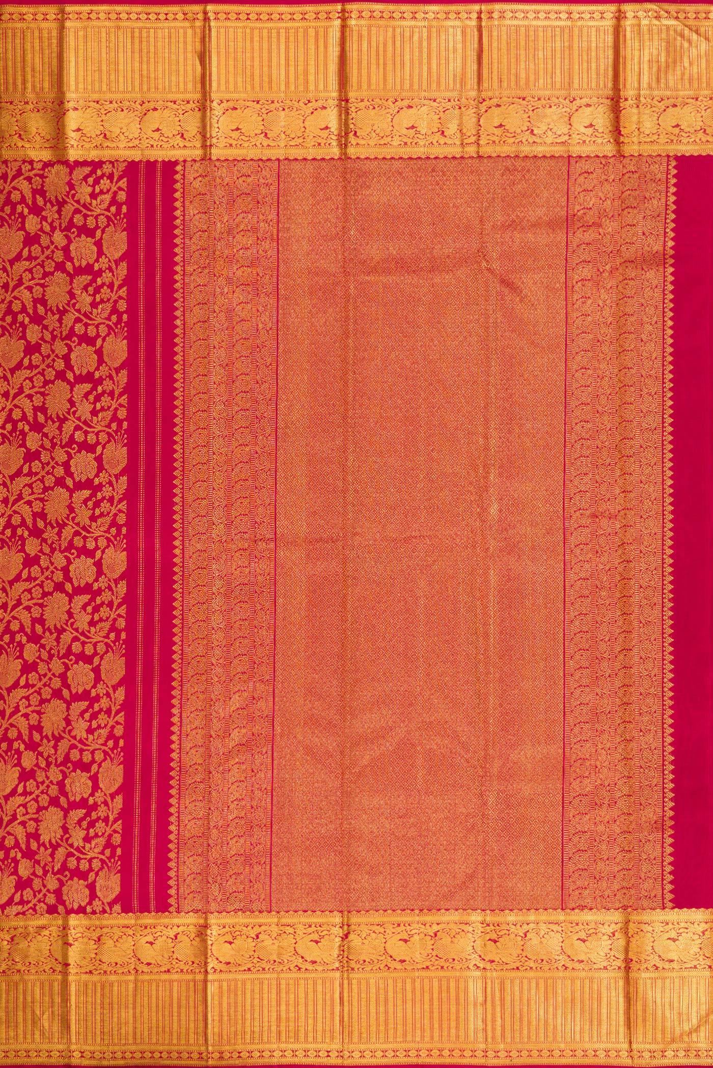 Maroon Kanchipuram Silk Saree - Image 7