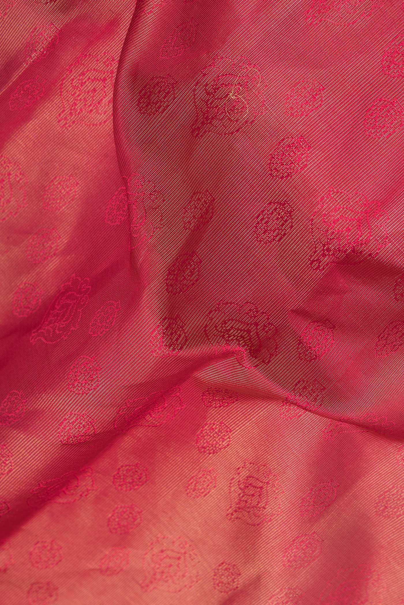 Red Kanchipuram Silk Saree - Image 2