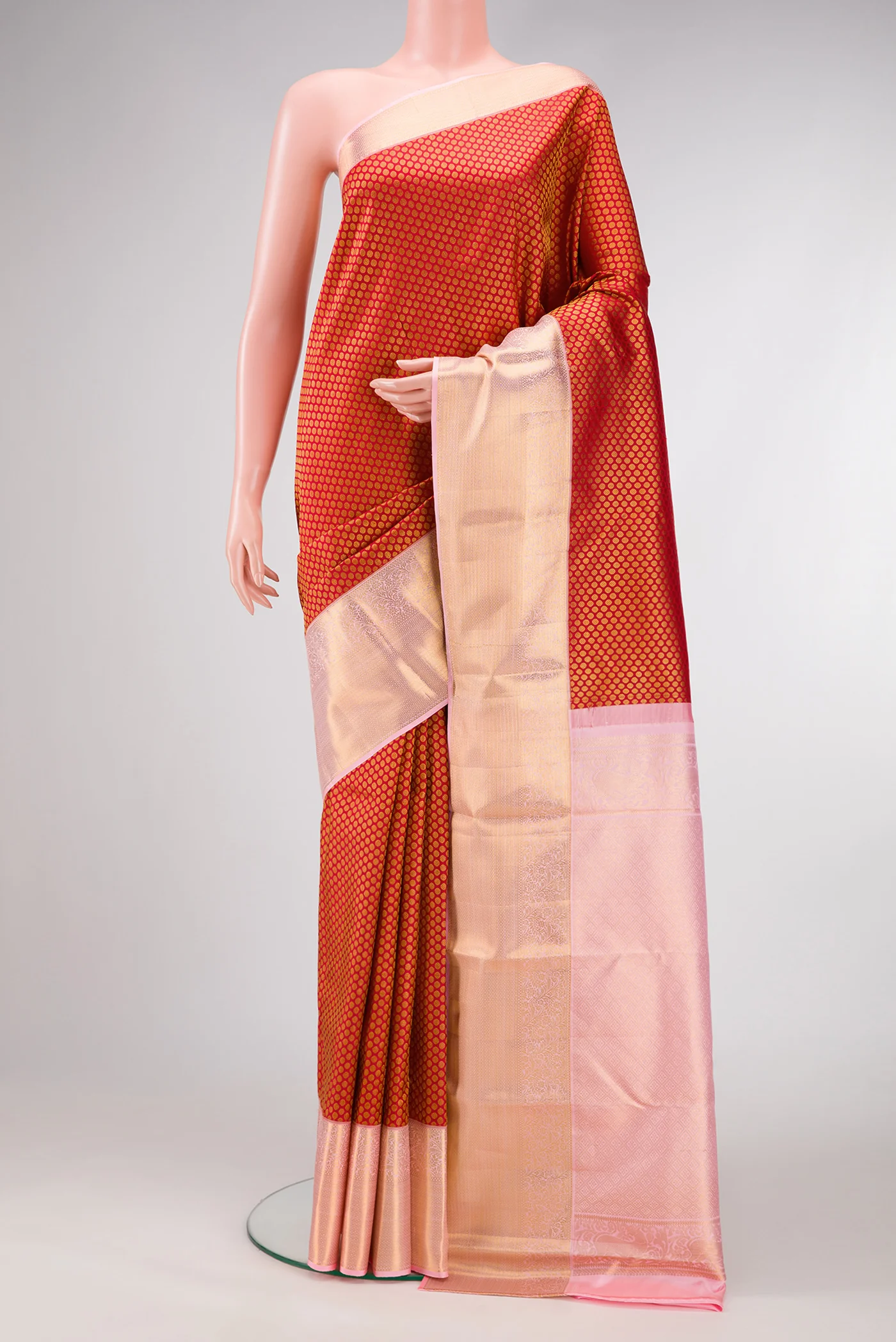 Red Kanchipuram Silk Saree