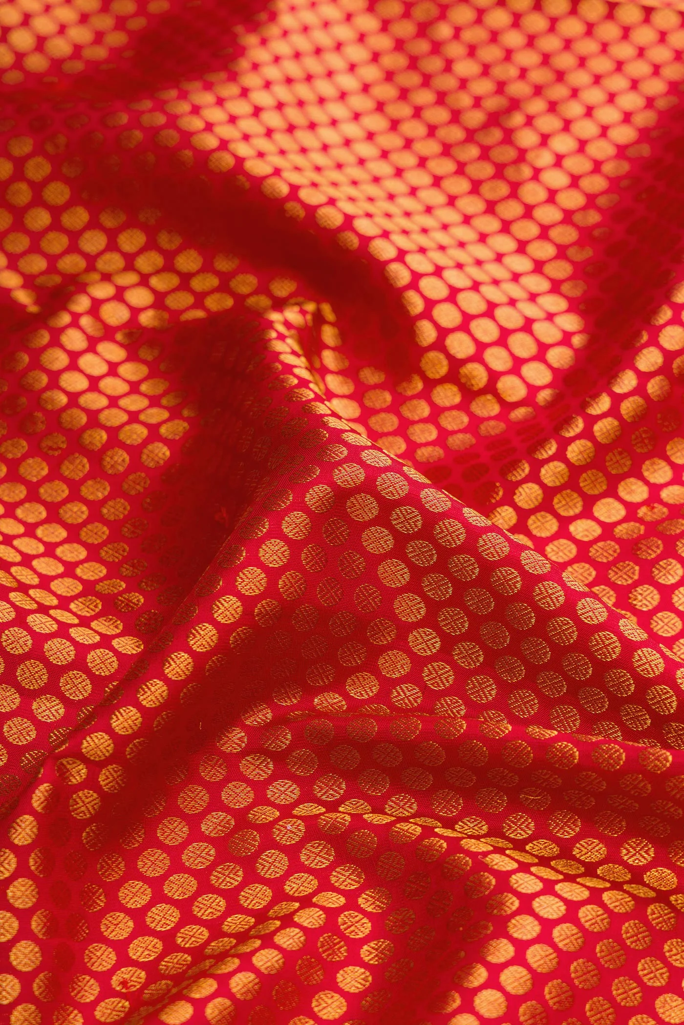 Red Kanchipuram Silk Saree - Image 2