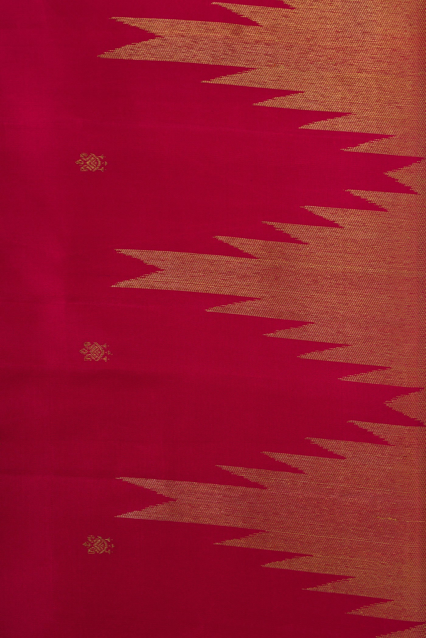 Maroon Kanchipuram Silk Saree - Image 3