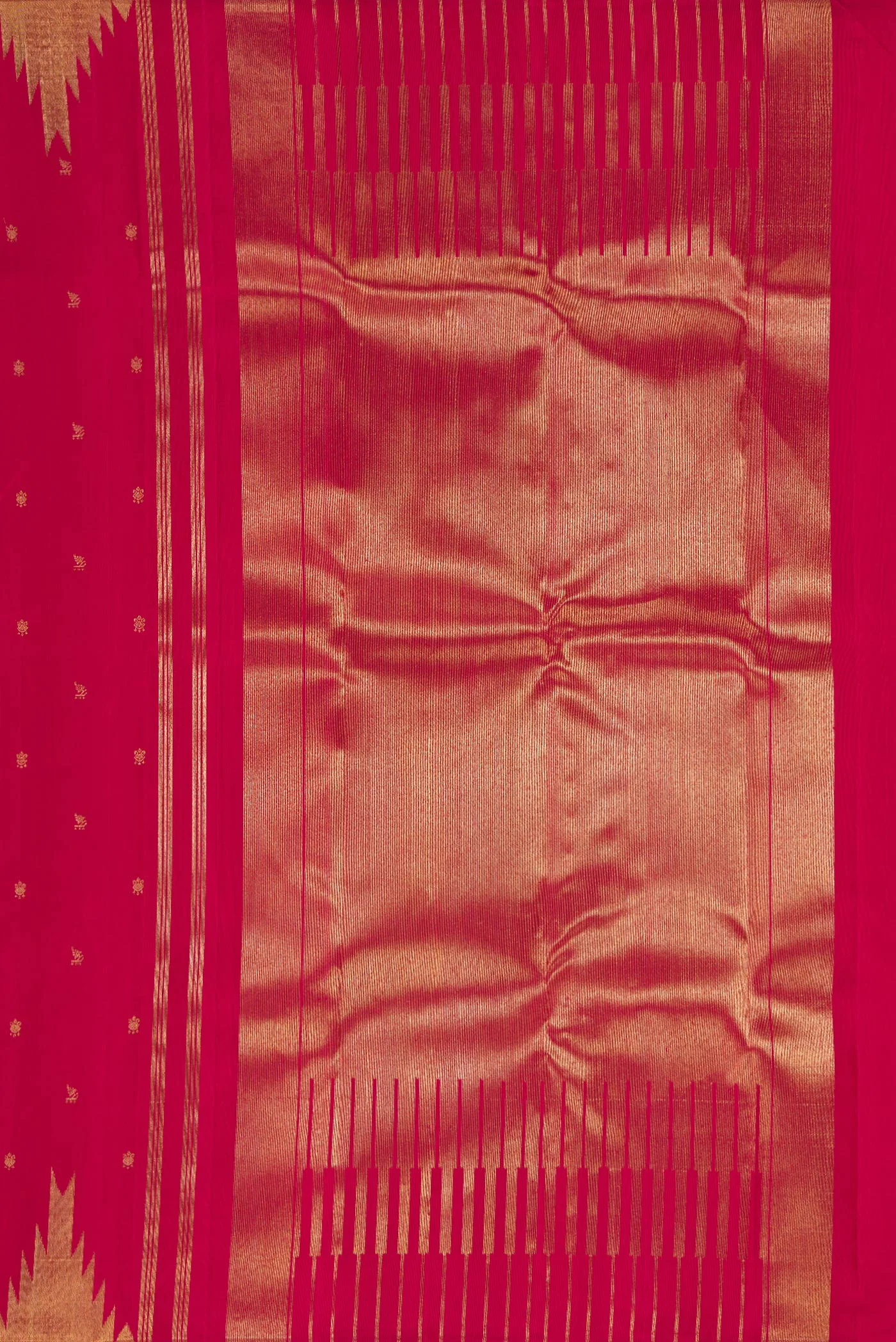 Maroon Kanchipuram Silk Saree - Image 7