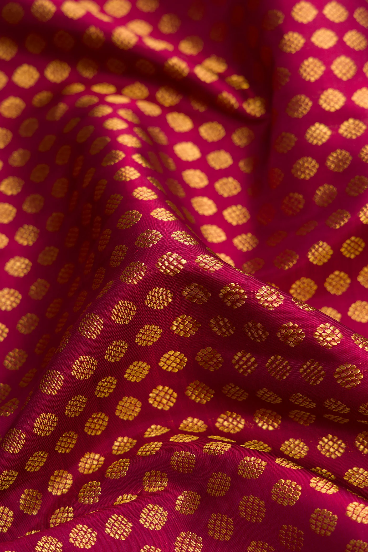 Maroon Kanchipuram Silk Saree - Image 2