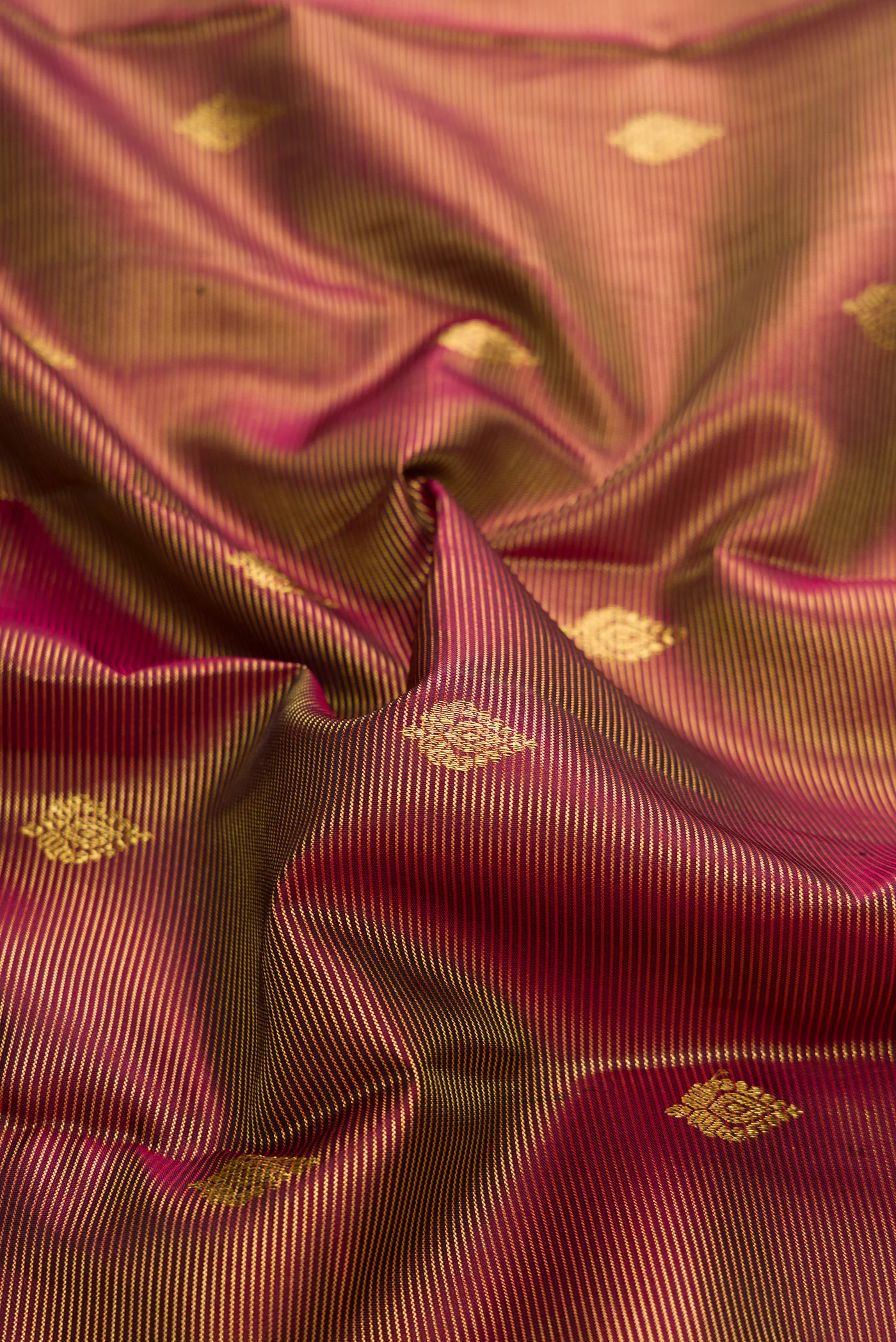 Maroon Kanchipuram Silk Saree - Image 2