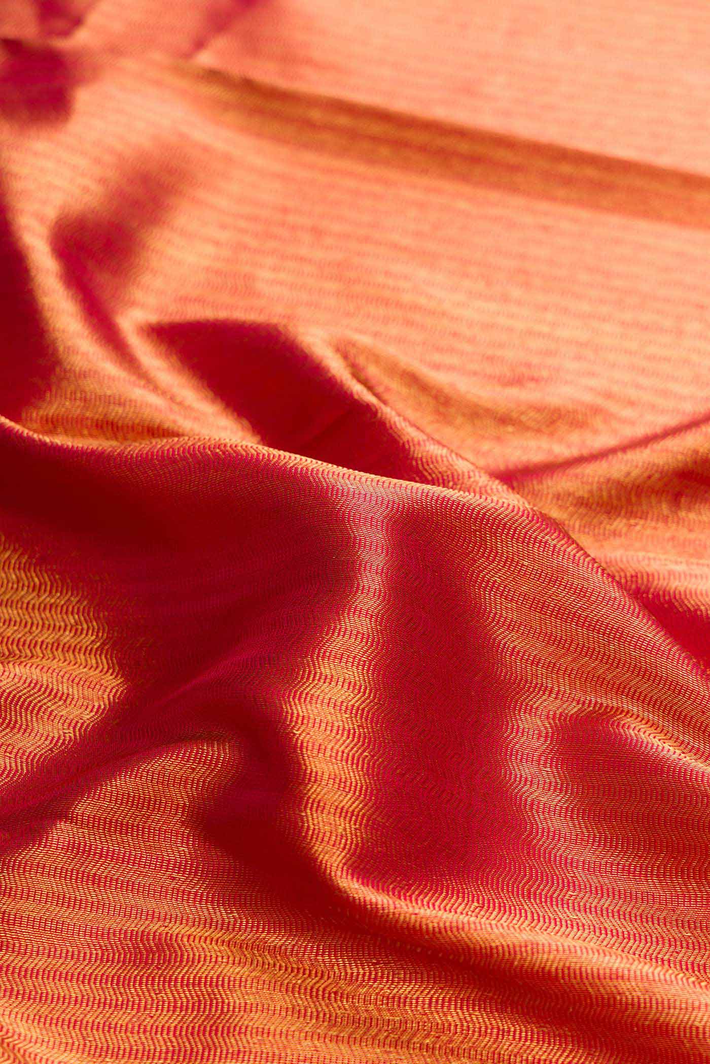 Red Kanchipuram Silk Saree - Image 2