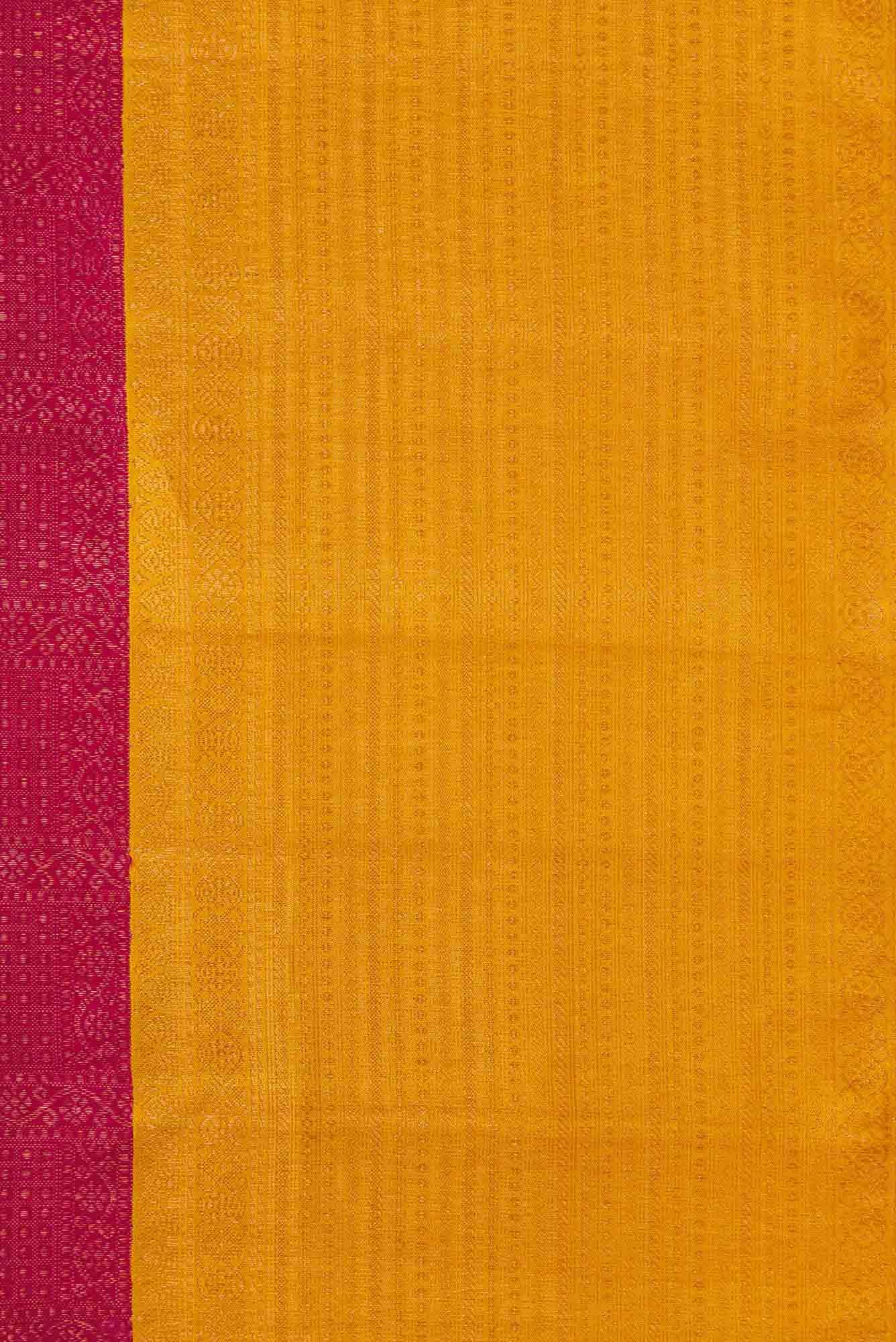 Maroon Dual Tone Kanchipuram Silk Saree - Image 5