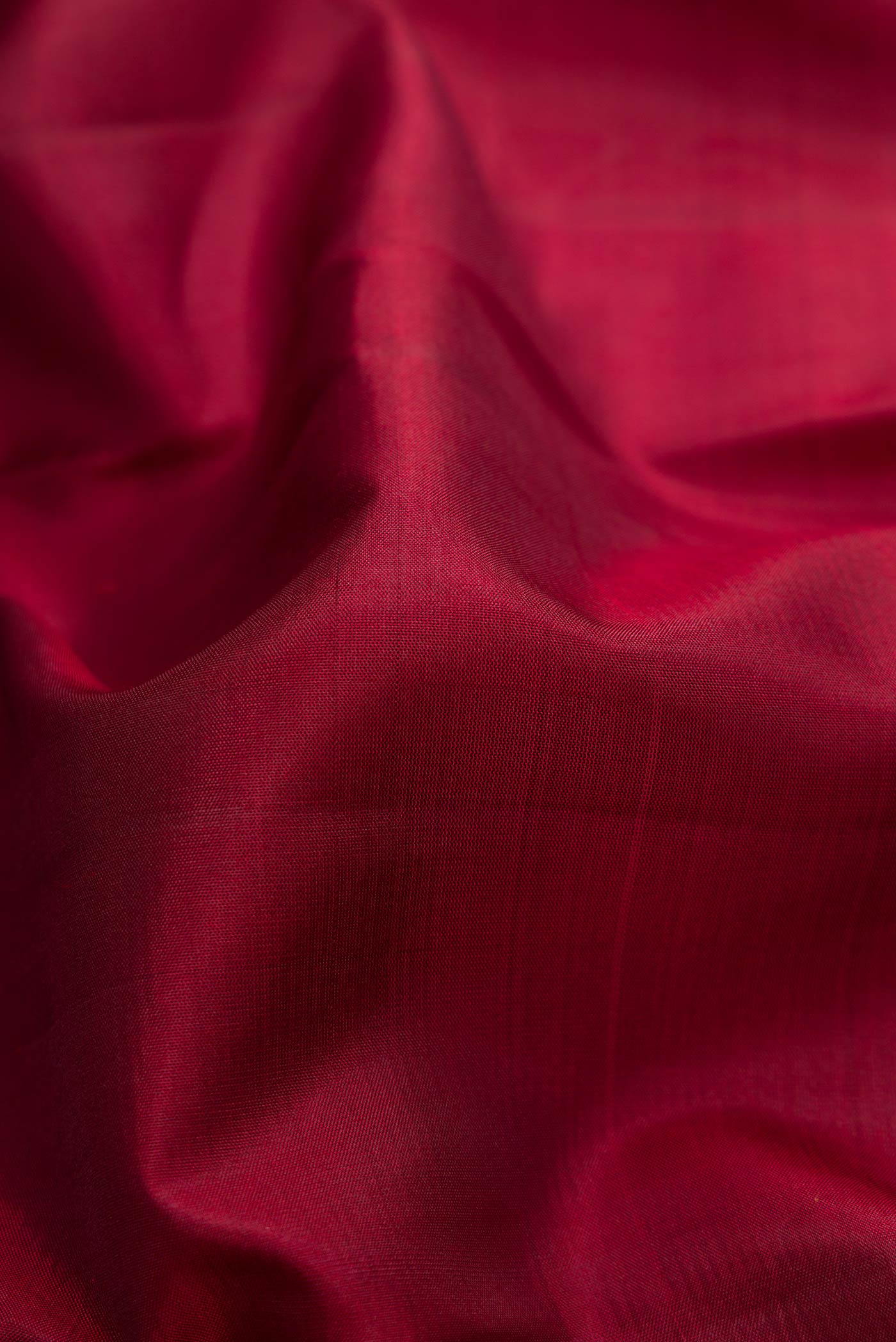 Maroon Dual Tone Kanjivaram Silk Saree - Image 2