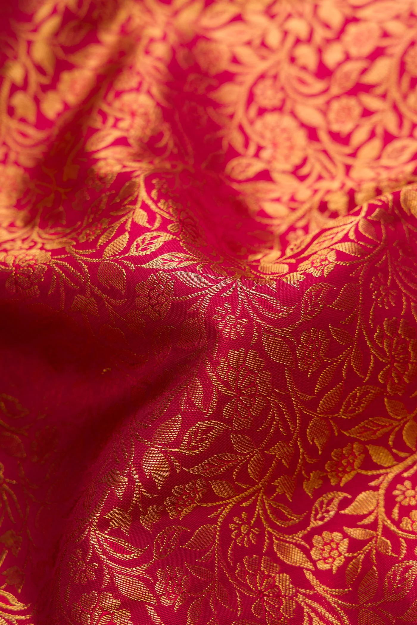 Maroon Kanjivaram Silk Saree - Image 2