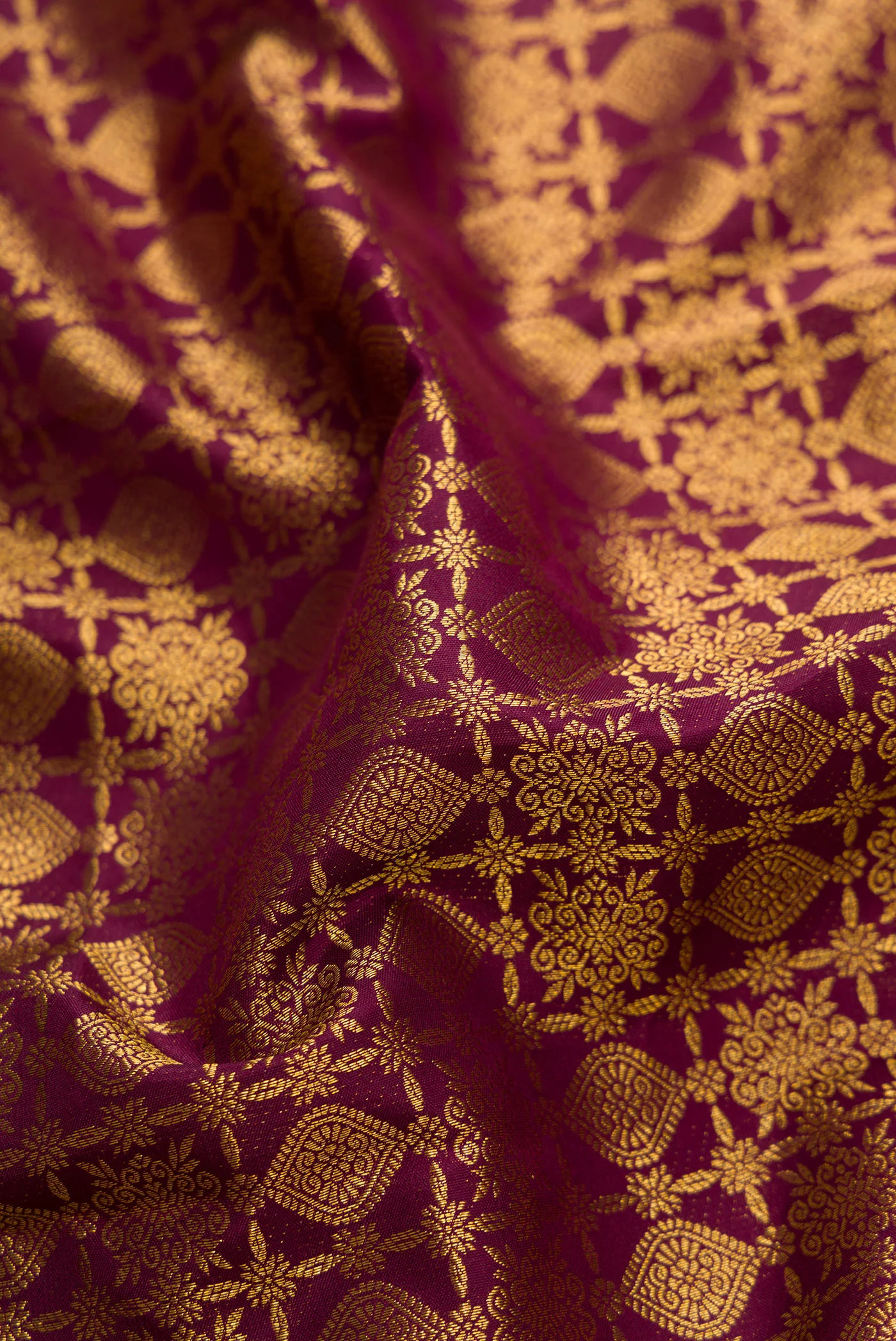Coffee Brown Kanjivaram Silk Saree - Image 2