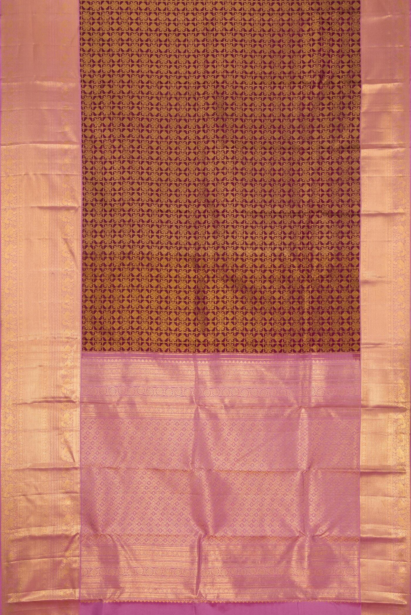 Coffee Brown Kanjivaram Silk Saree - Image 6