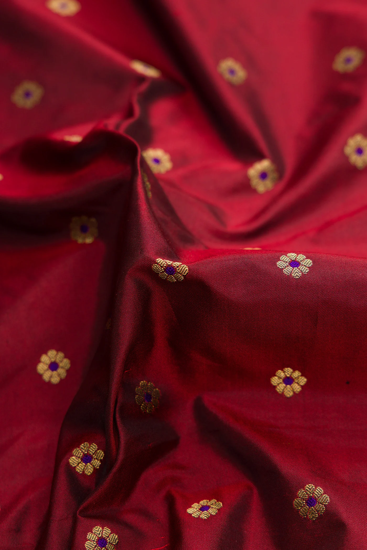 Maroon Paithani Silk Saree - Image 2