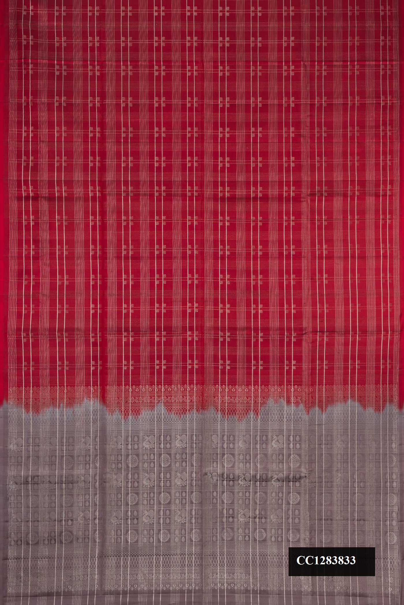 Maroon Dual Tone Soft Silk Saree