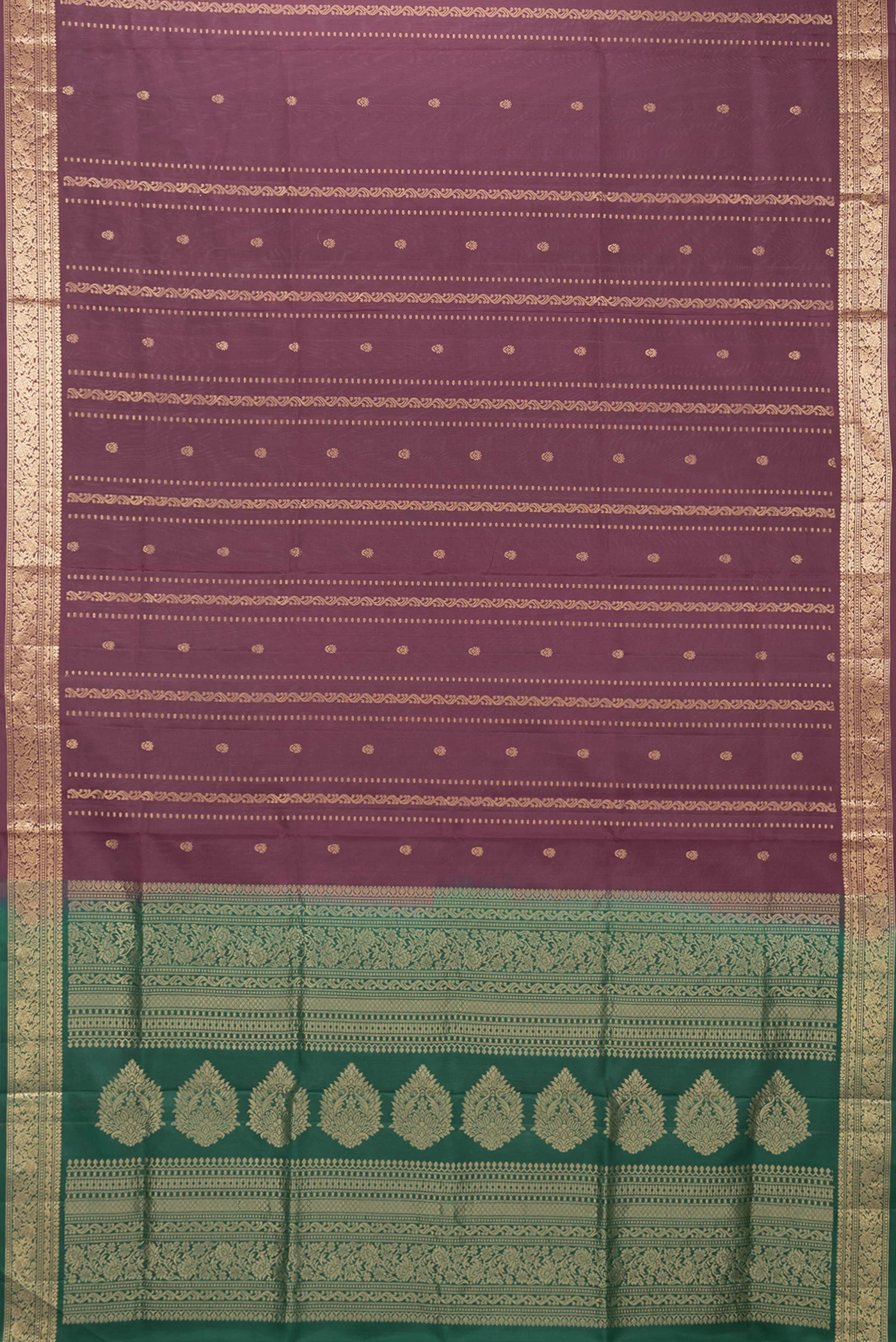 Coffee Brown Soft Silk Saree - Image 6