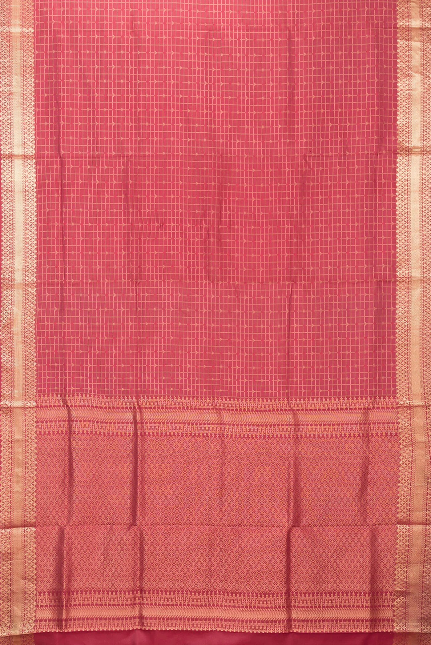 Maroon Soft Silk Saree - Image 6